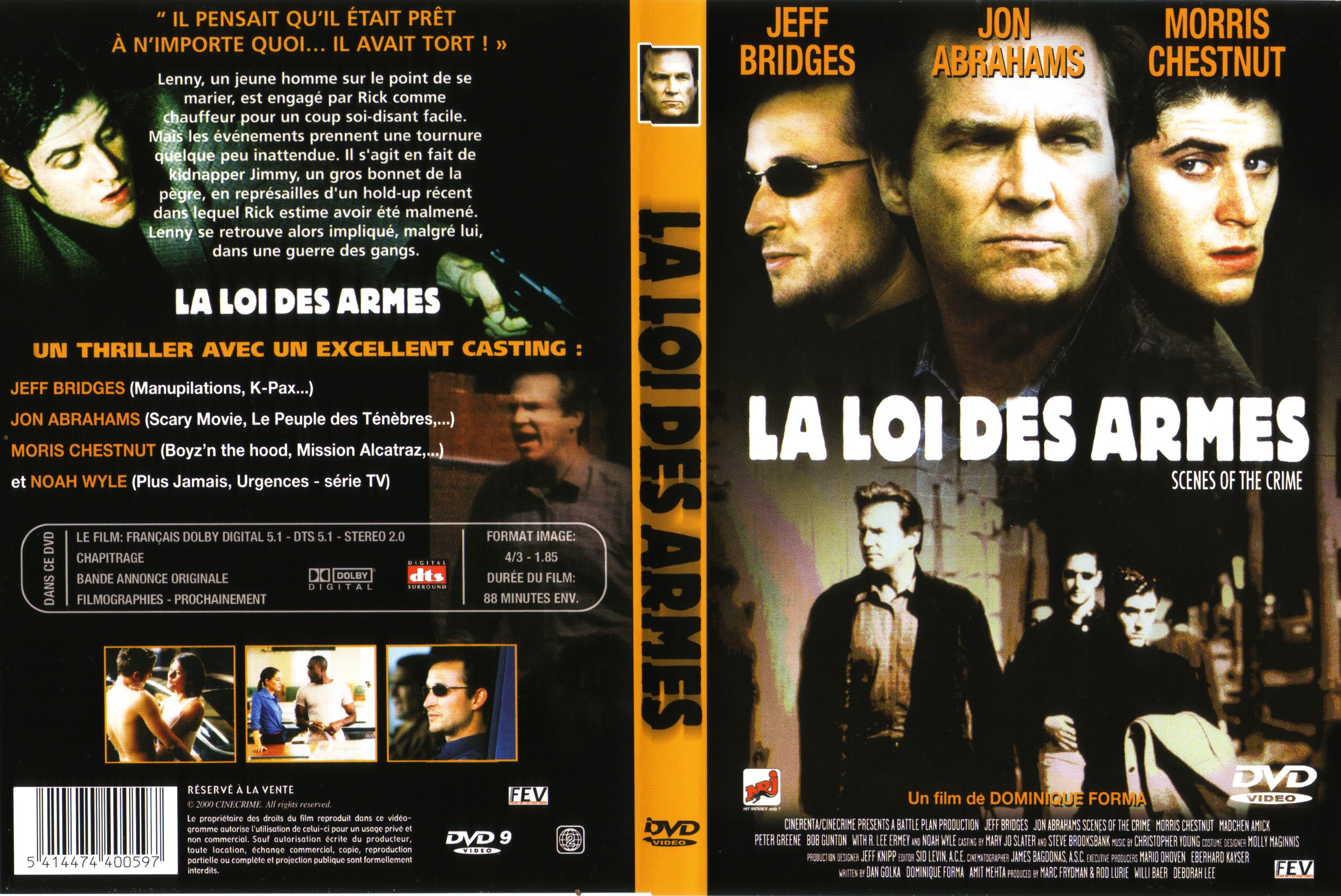 Jaquette DVD La loi des armes