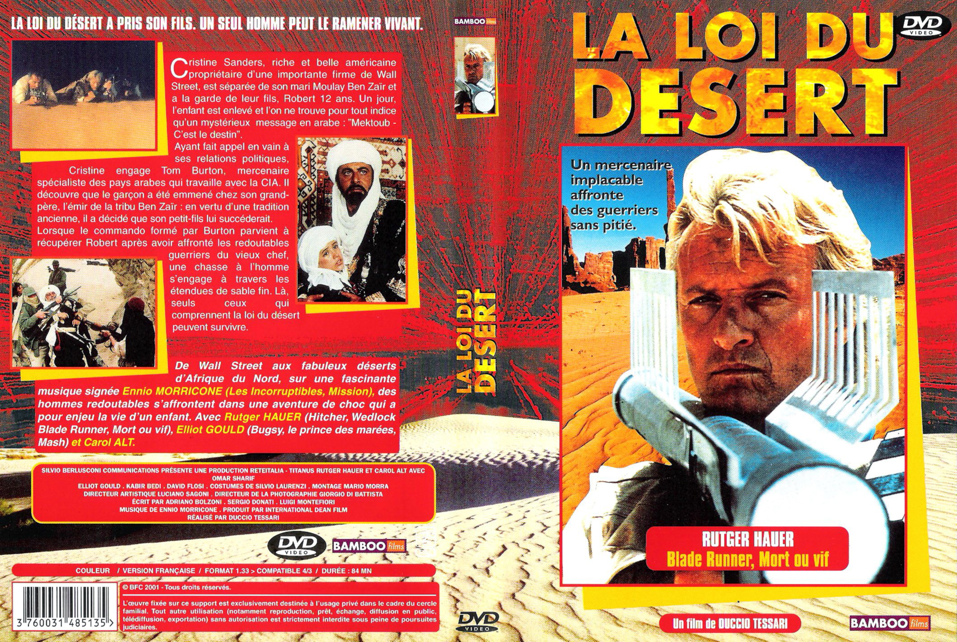Jaquette DVD La loi du desert v2