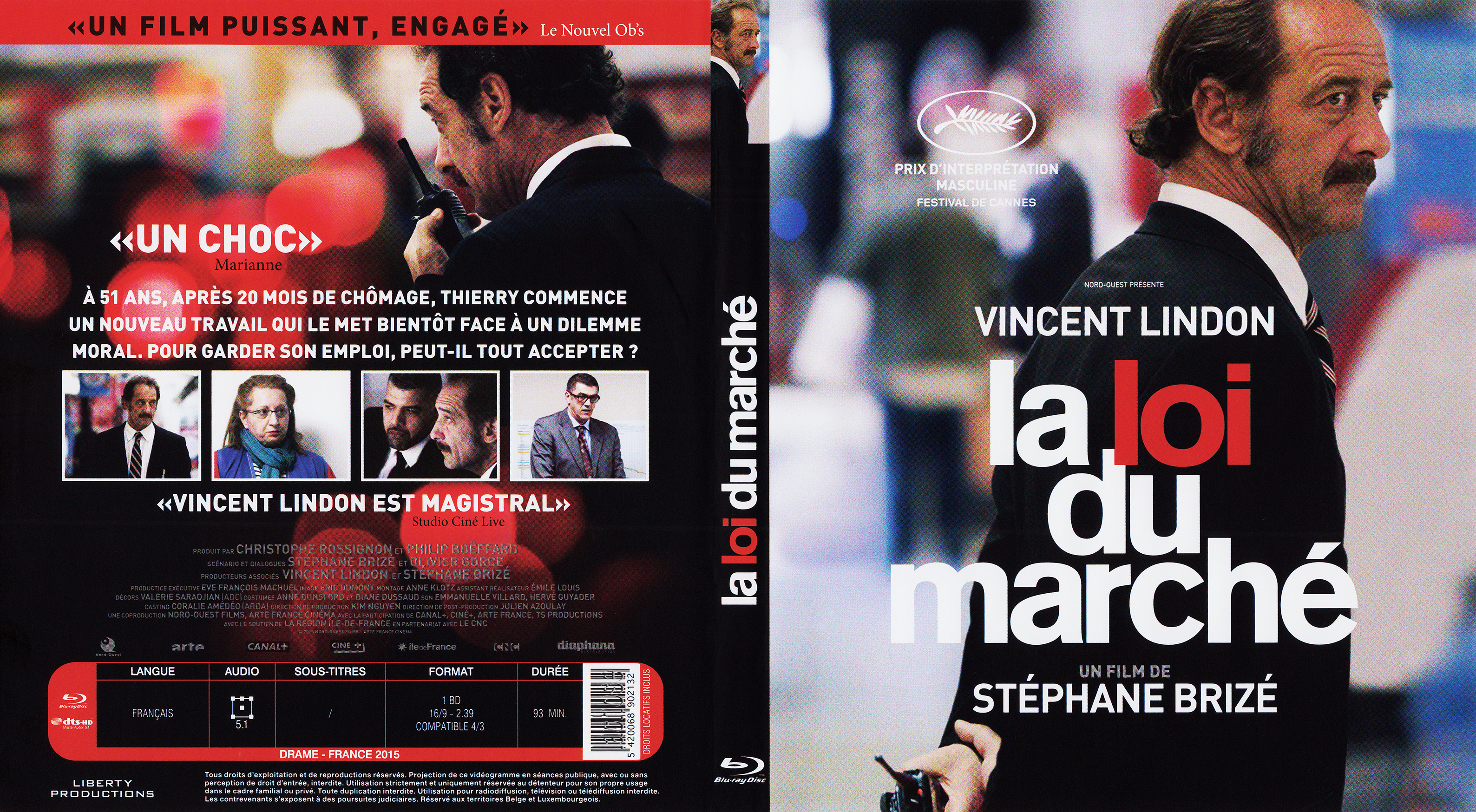 Jaquette DVD La loi du march (BLU-RAY)