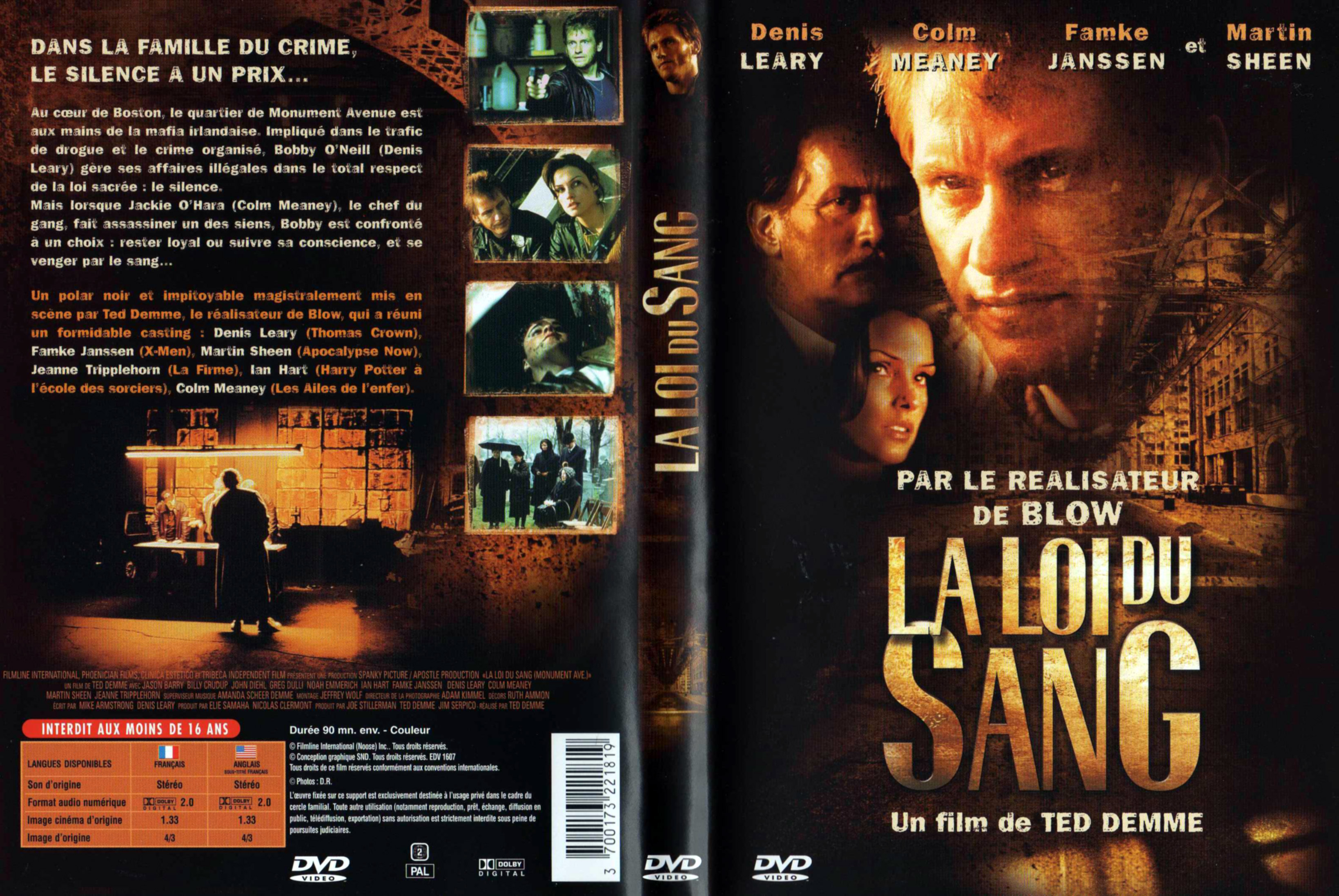 Jaquette DVD La loi du sang