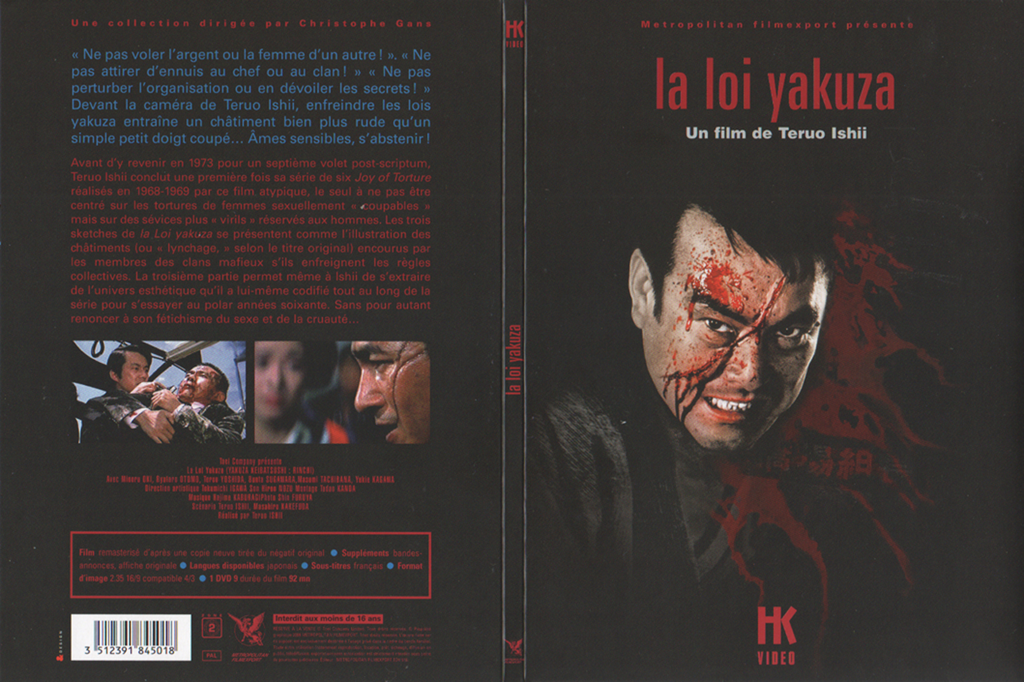 Jaquette DVD La loi yakuza