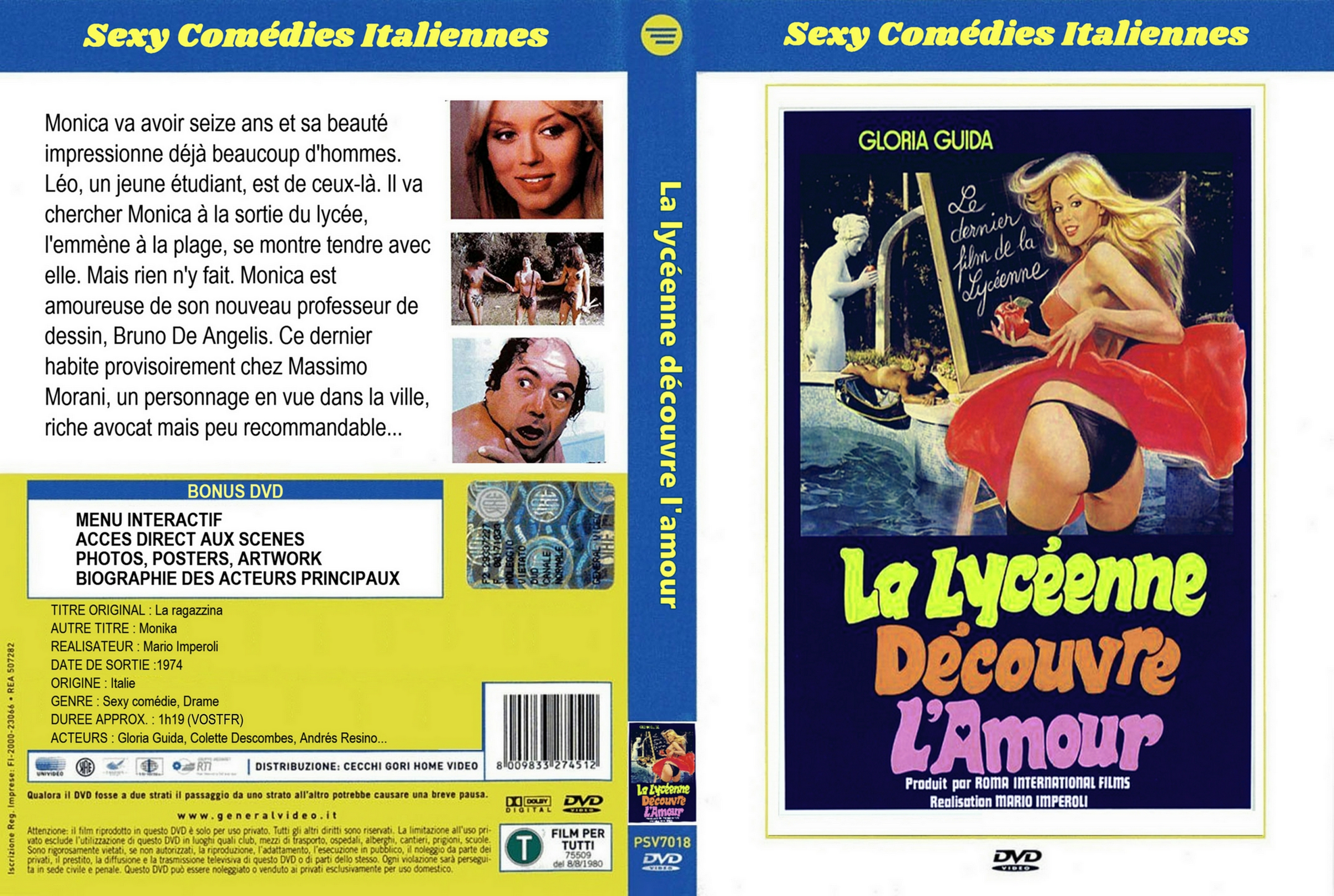 Jaquette DVD La lycenne dcouvre l