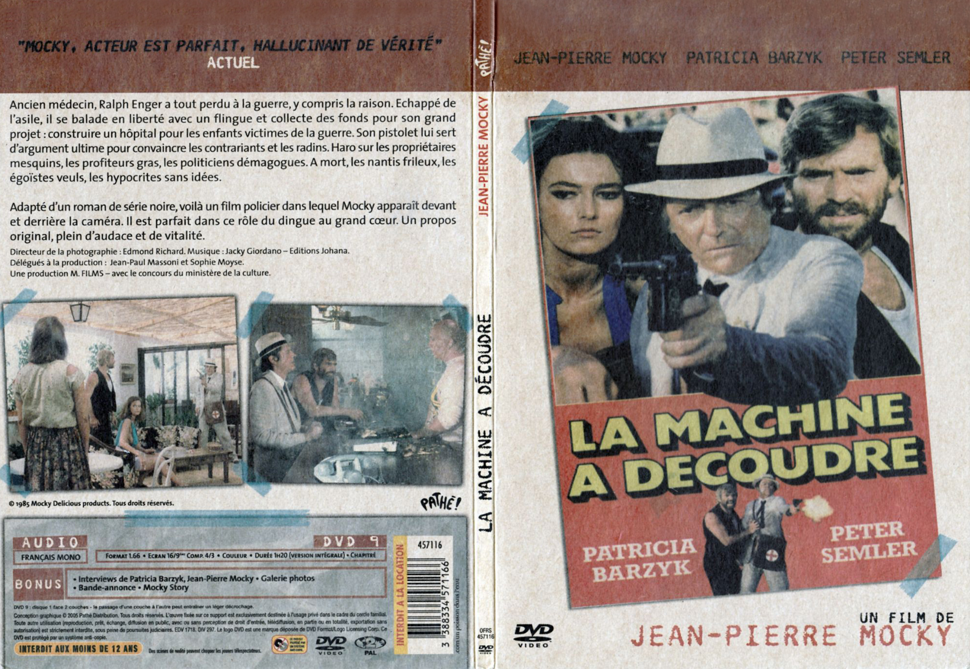 Jaquette DVD La machine  decoudre