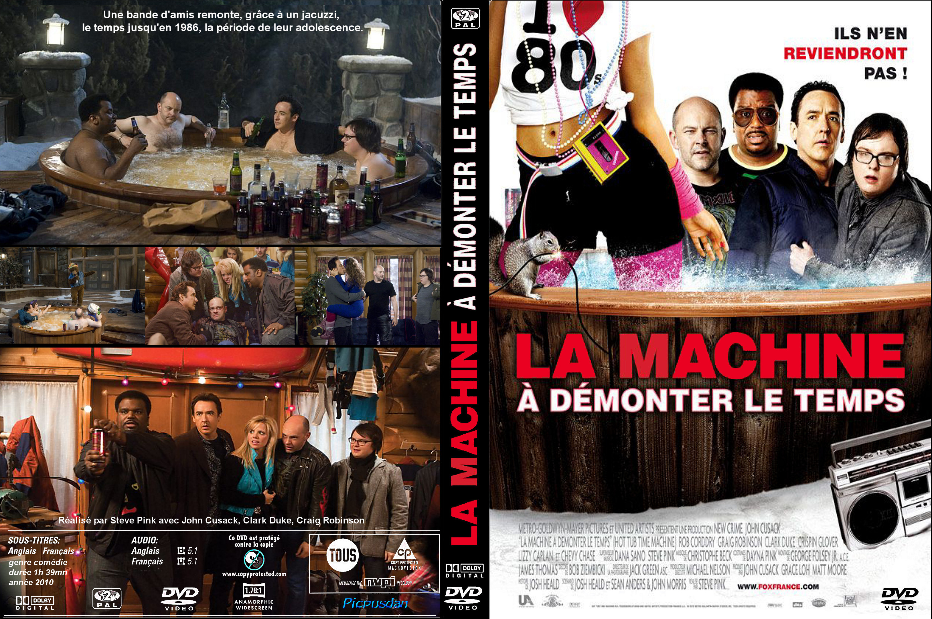 Jaquette DVD La machine  dmonter le temps custom