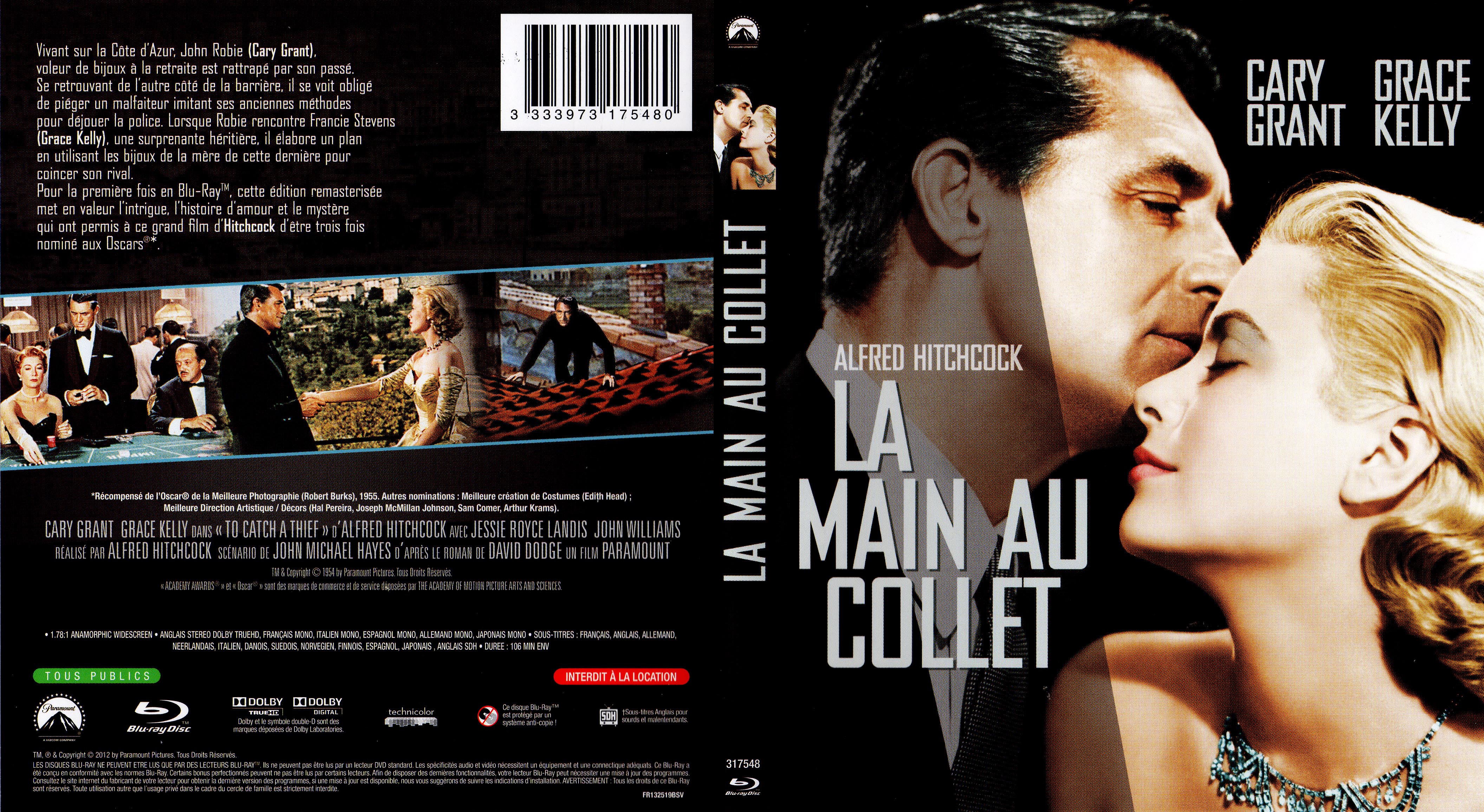 Jaquette DVD La main au collet (BLU-RAY)