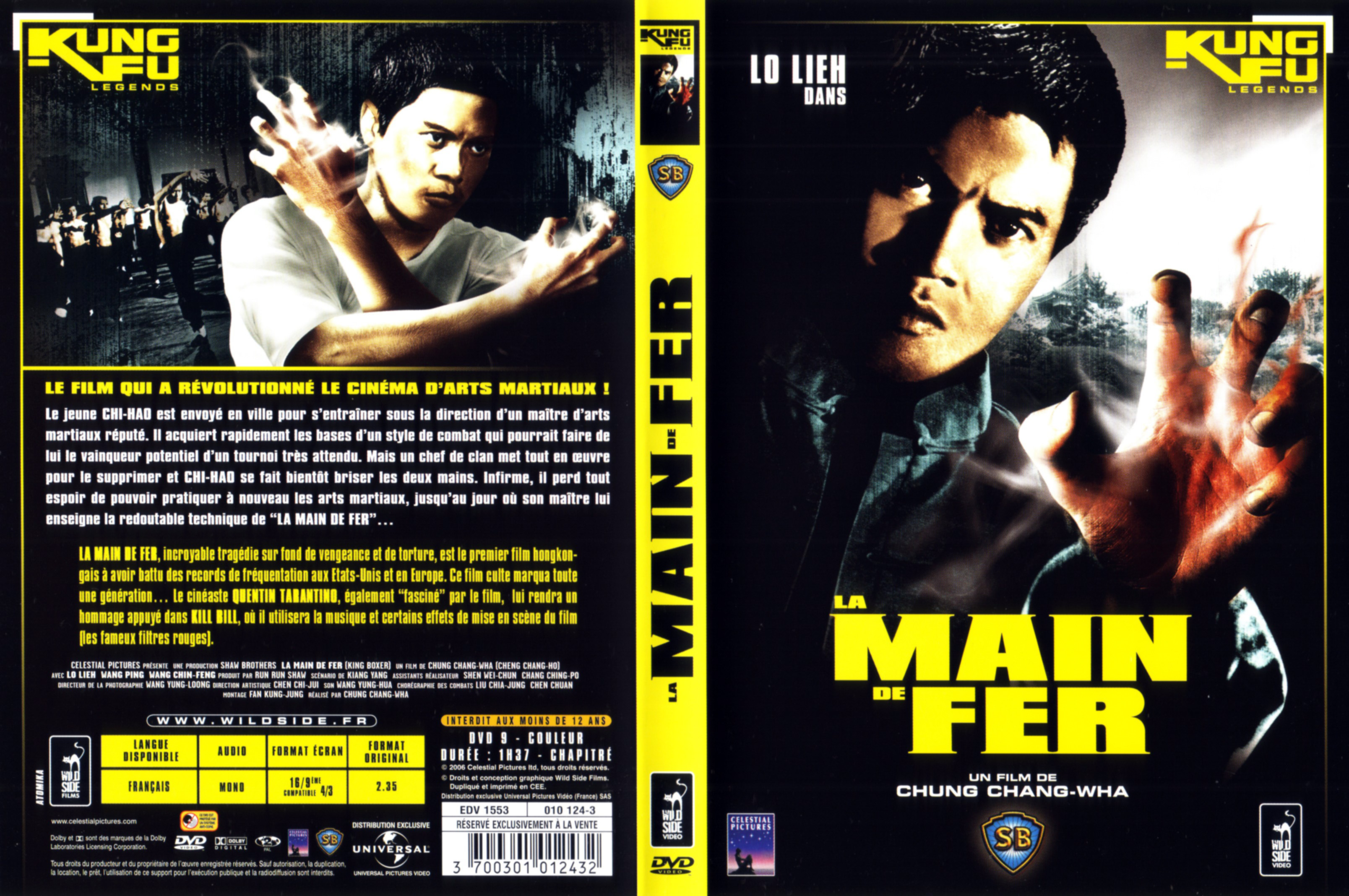 Jaquette DVD La main de fer v3