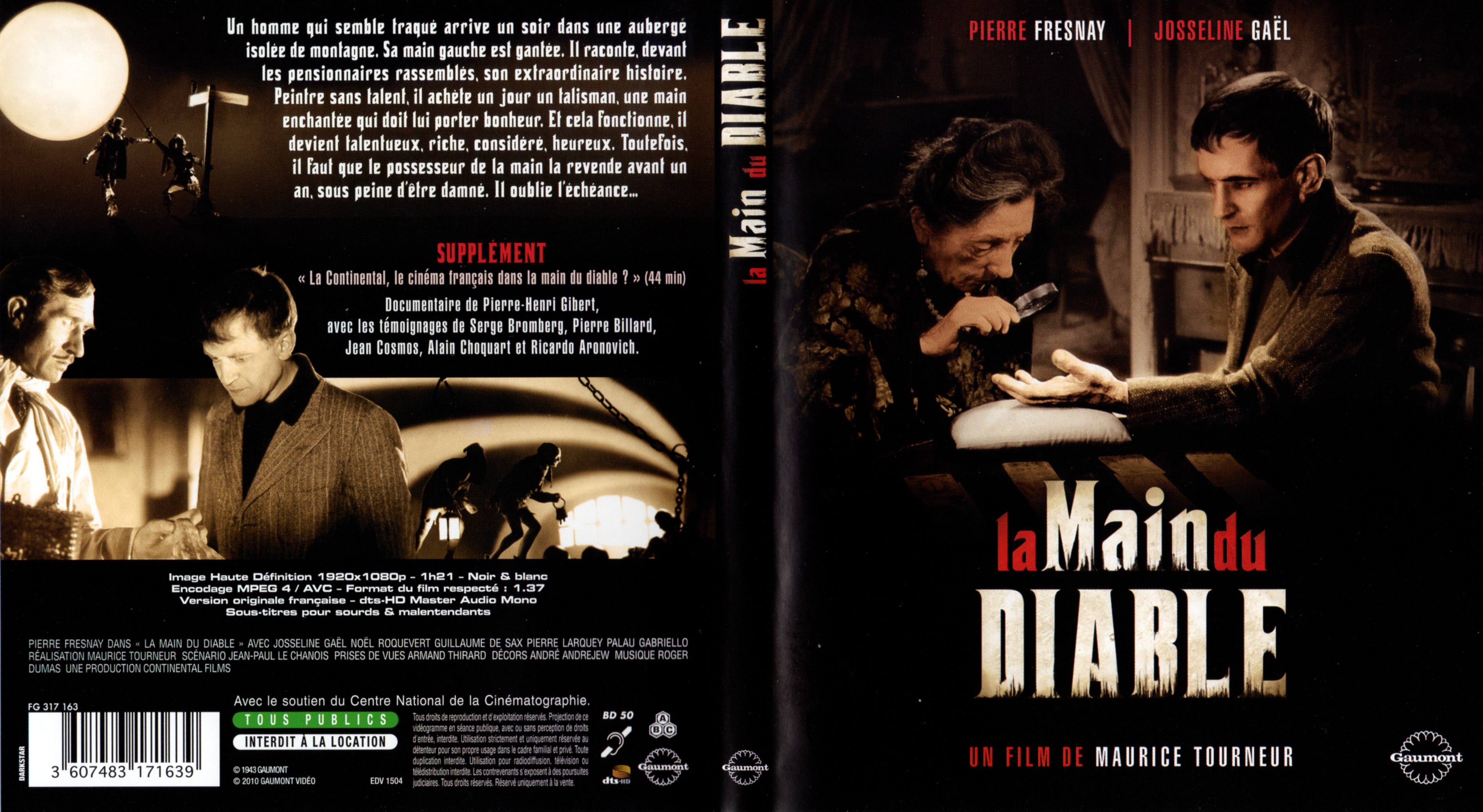 Jaquette DVD La main du diable (BLU-RAY)