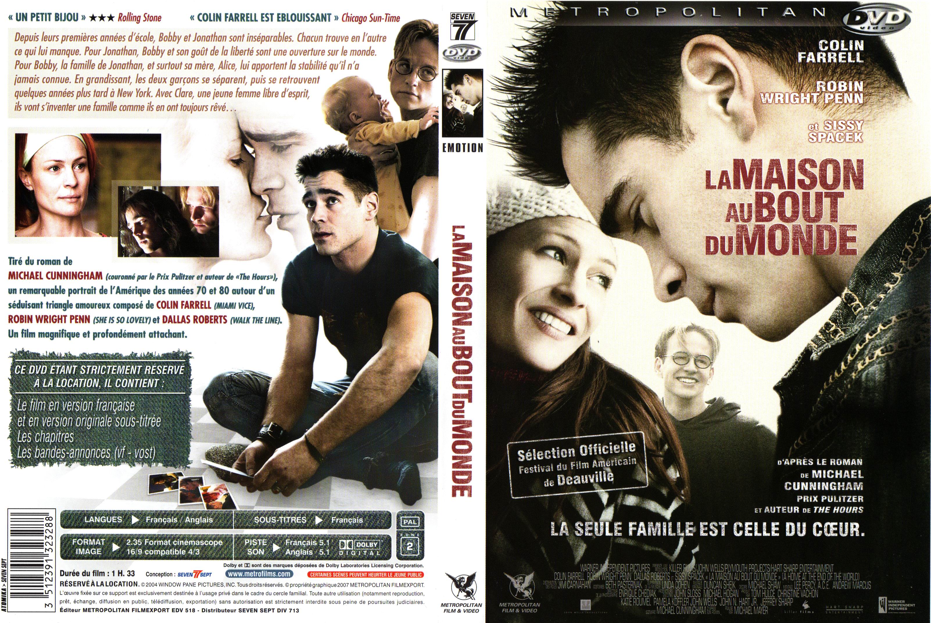 Jaquette DVD La maison au bout du monde