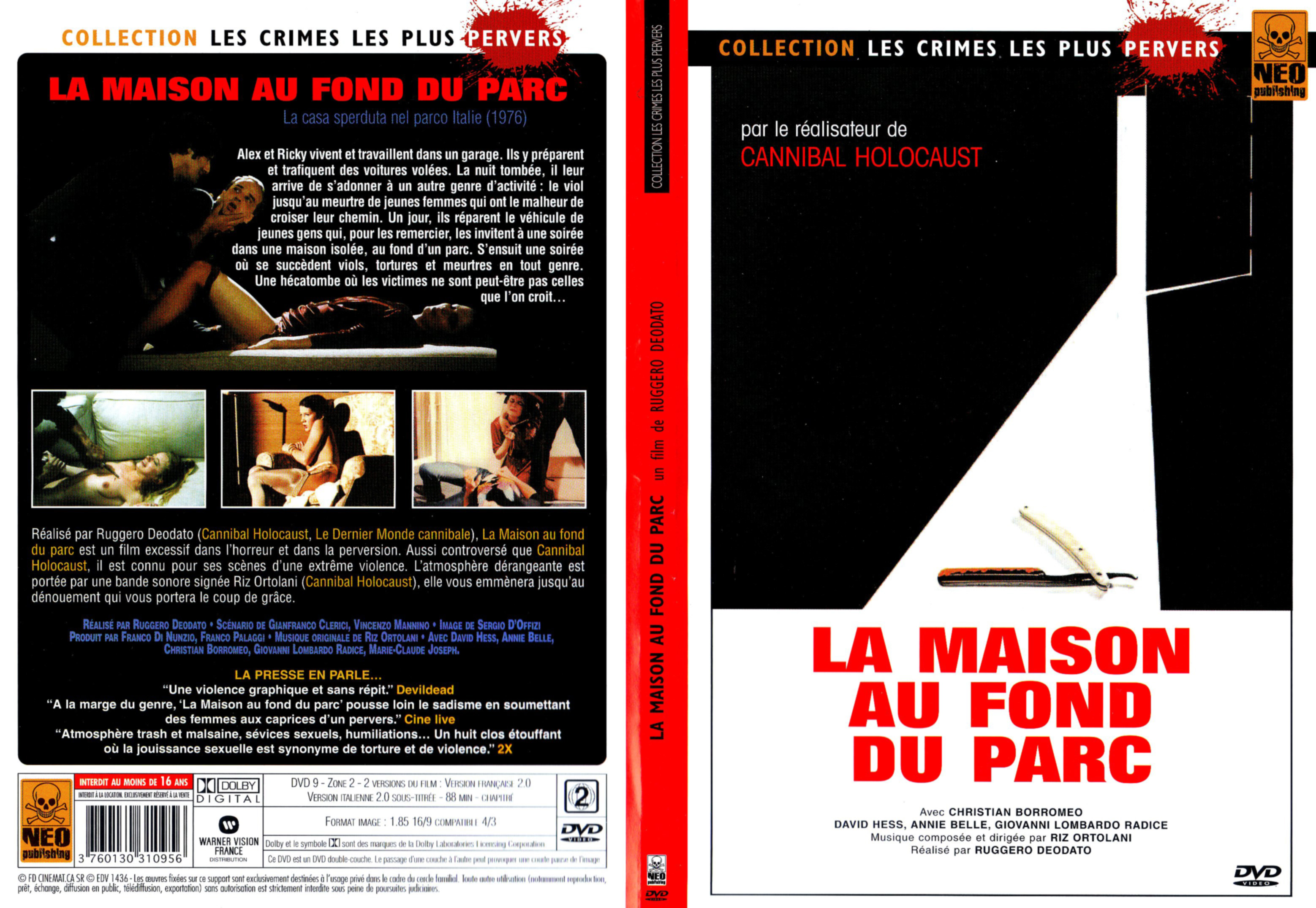 Jaquette DVD La maison au fond du parc v2