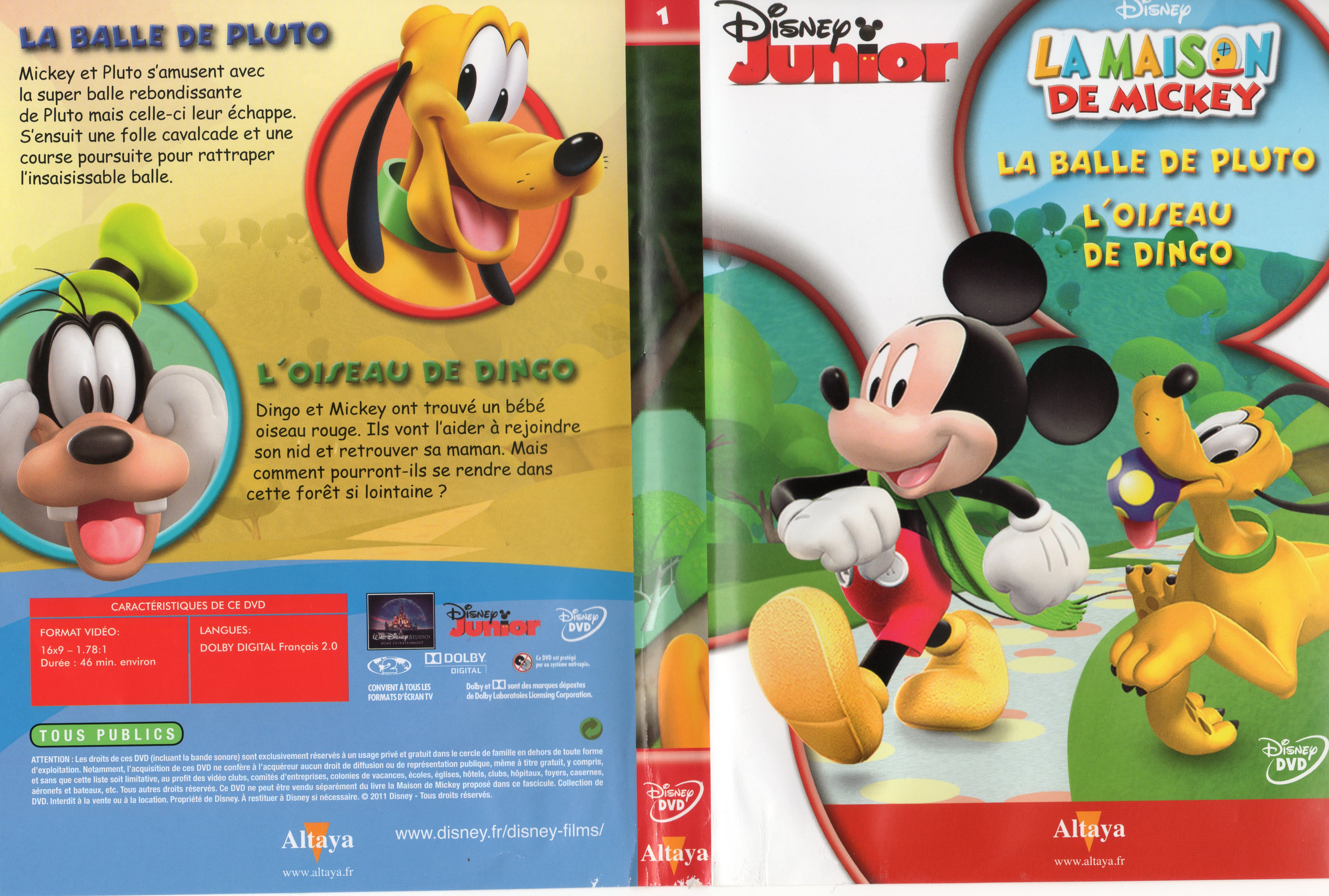 Jaquette DVD La maison de Mickey DVD 01