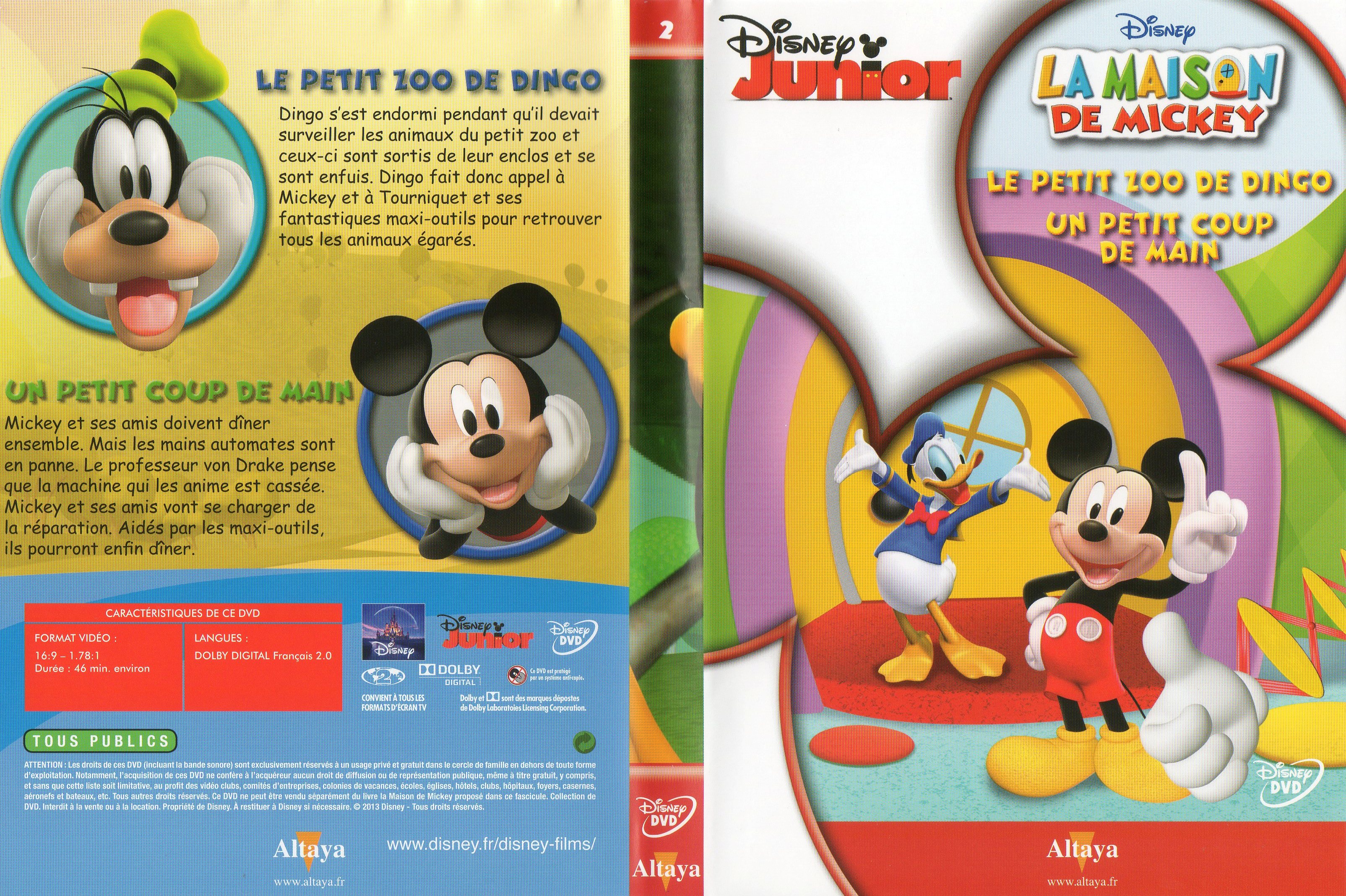 Jaquette DVD La maison de Mickey DVD 02