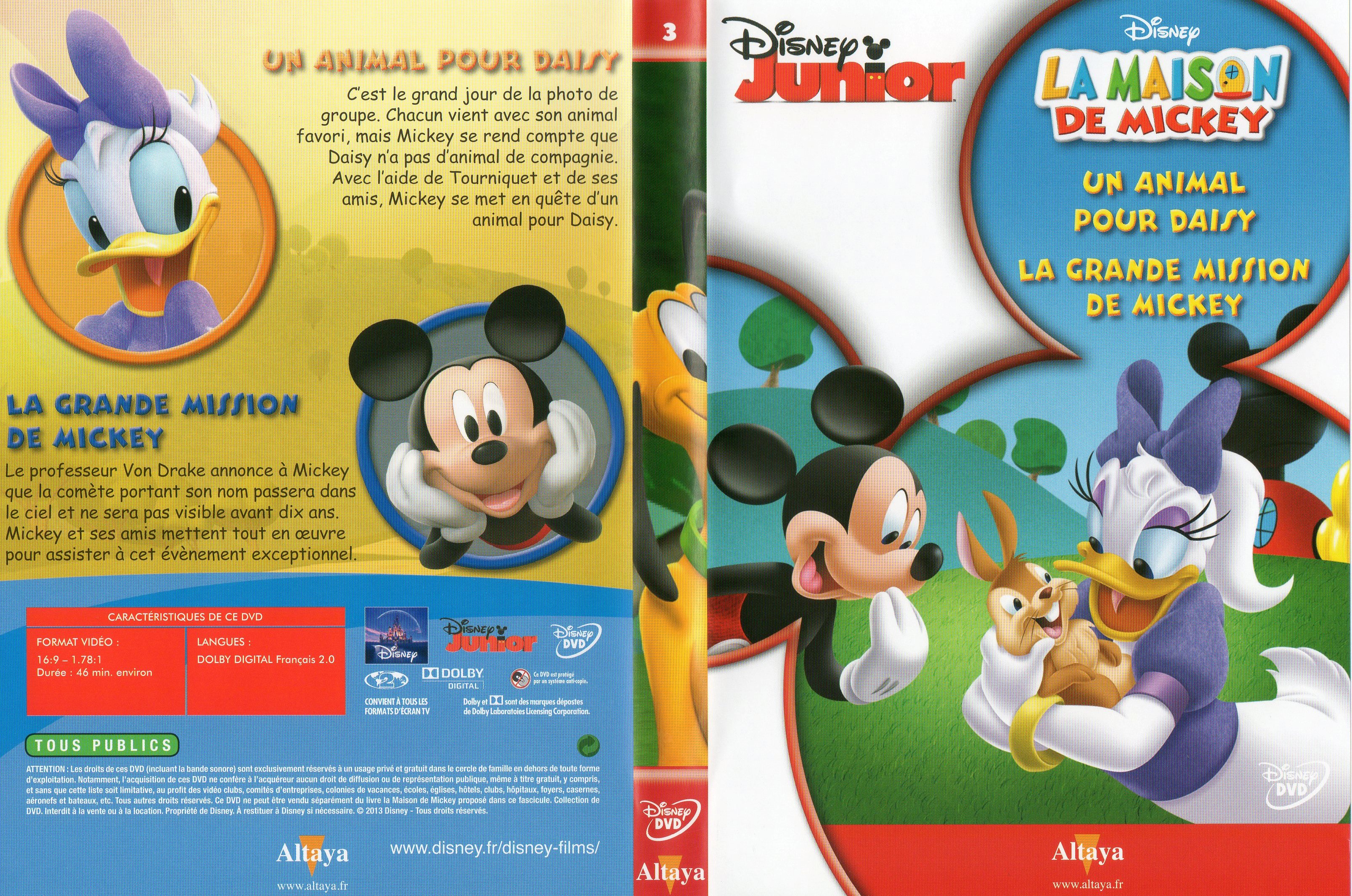 Jaquette DVD La maison de Mickey DVD 03