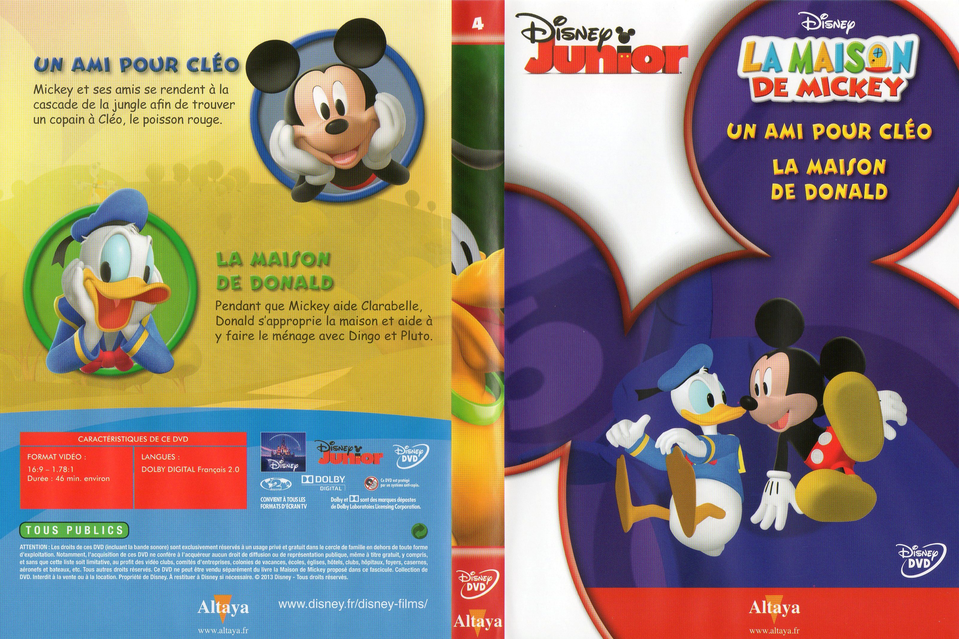 Jaquette DVD La maison de Mickey DVD 04