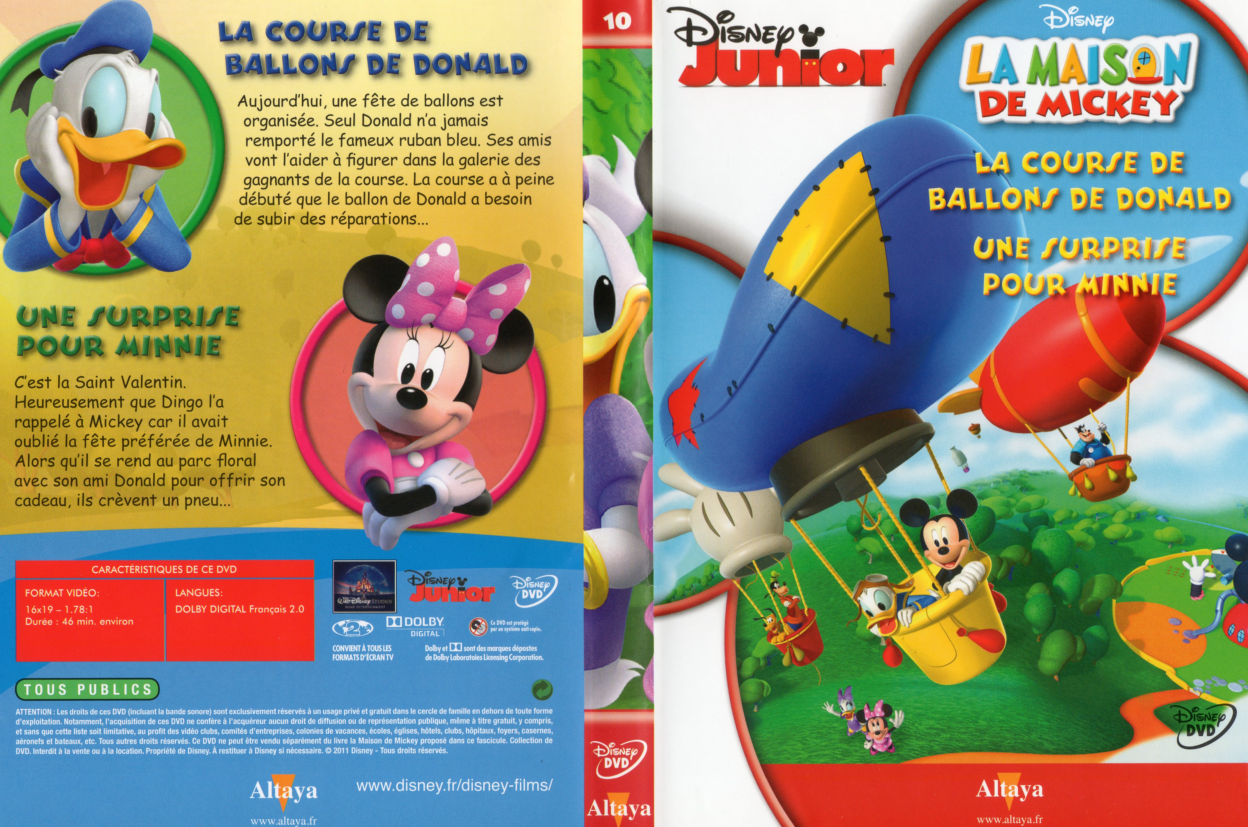 Jaquette DVD La maison de Mickey DVD 10