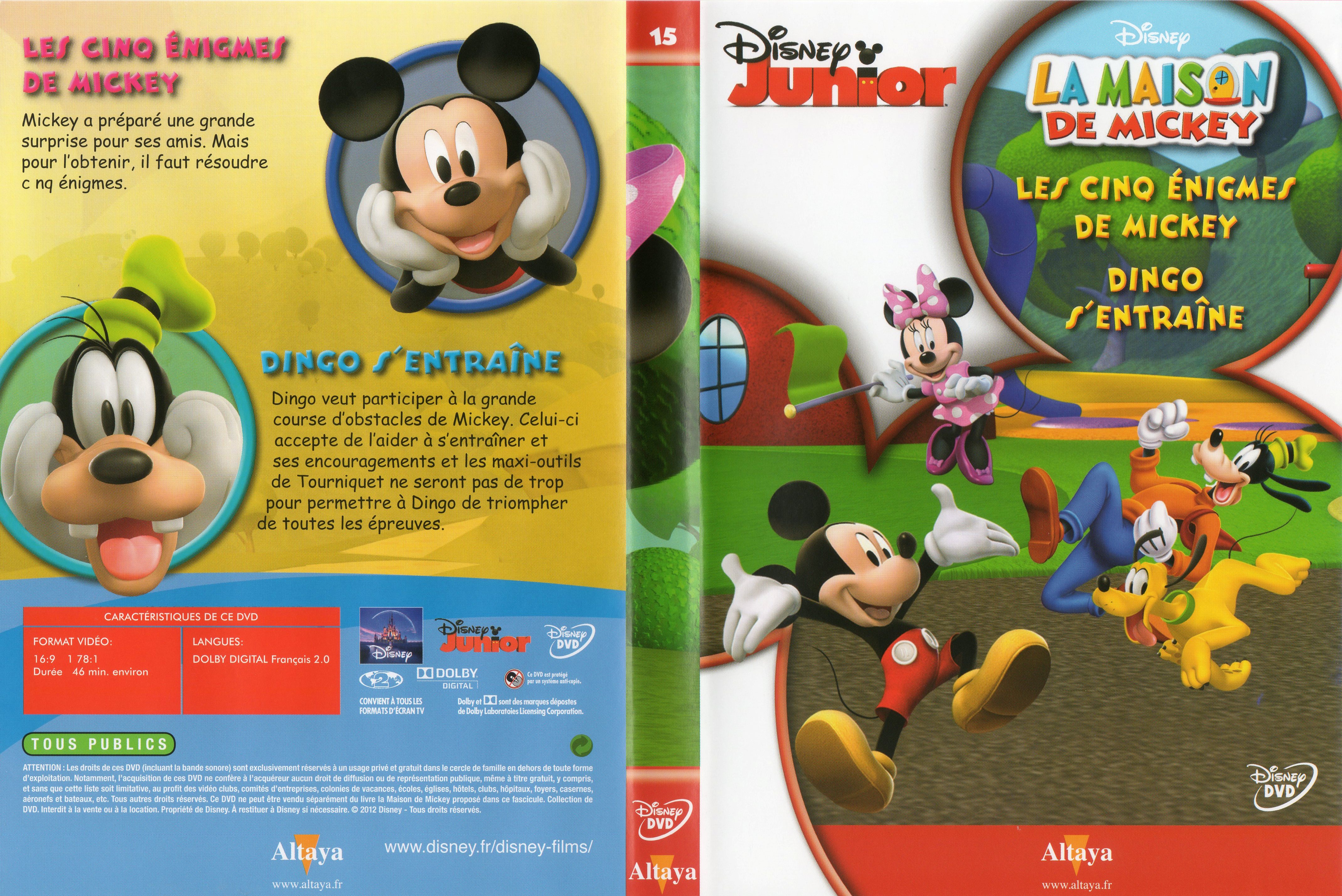 Jaquette DVD La maison de Mickey DVD 15