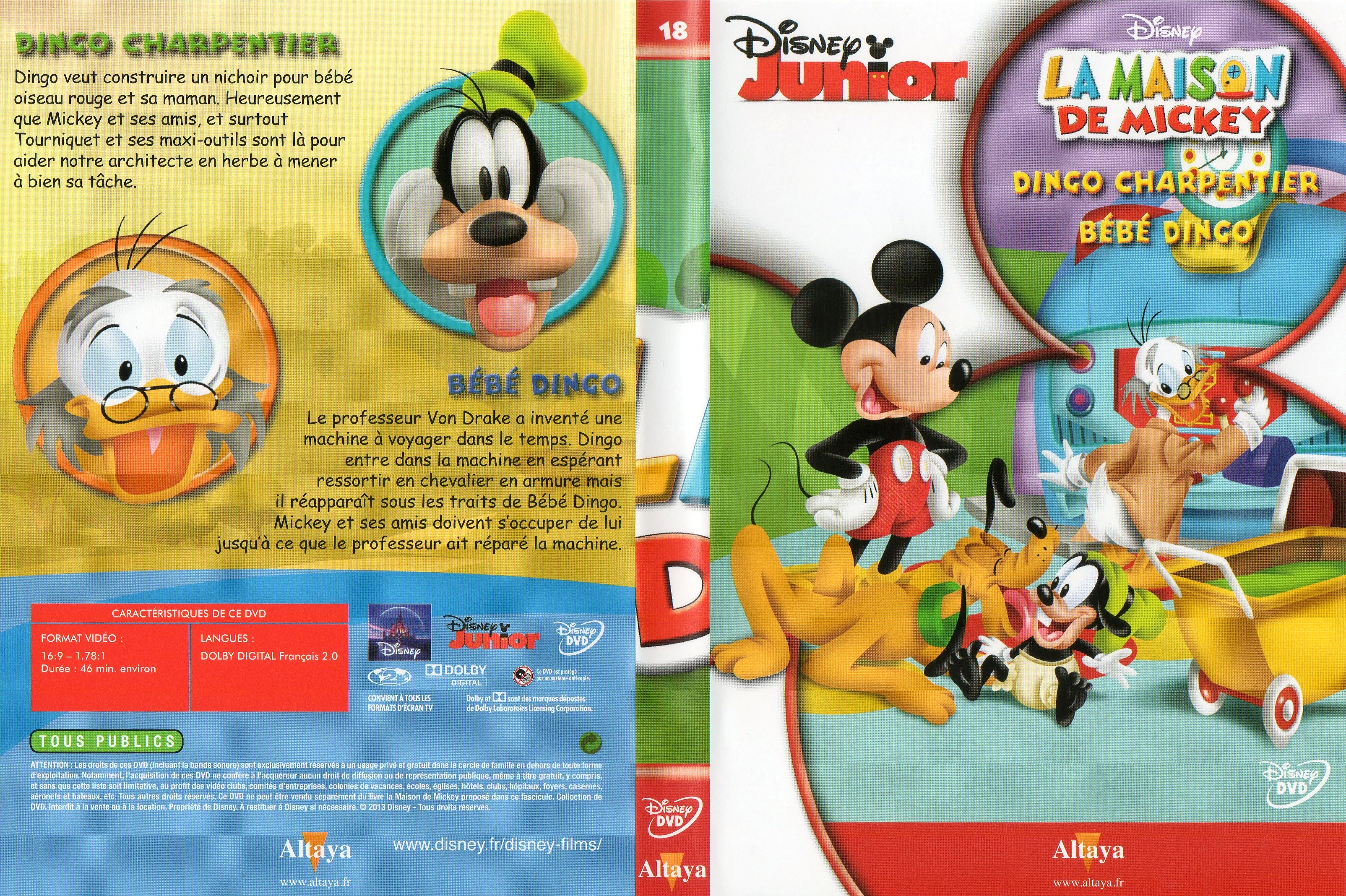 Jaquette DVD La maison de Mickey DVD 18