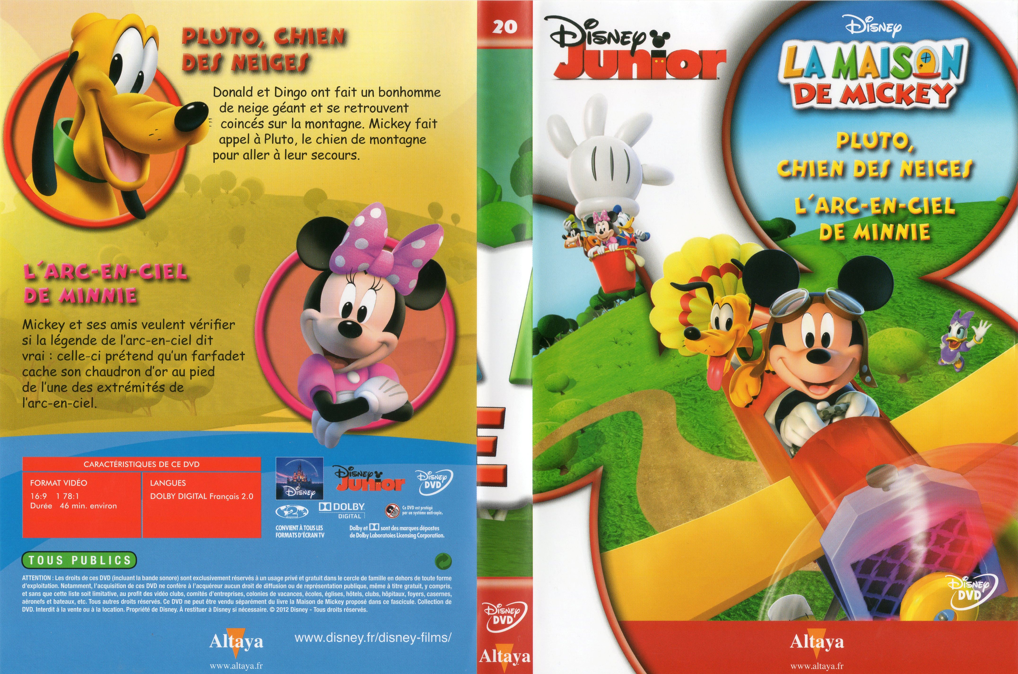 Jaquette DVD La maison de Mickey DVD 20