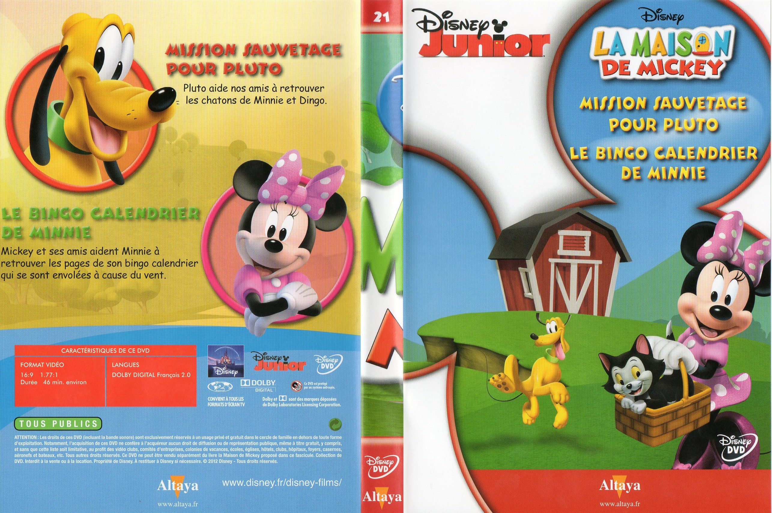 Jaquette DVD La maison de Mickey DVD 21