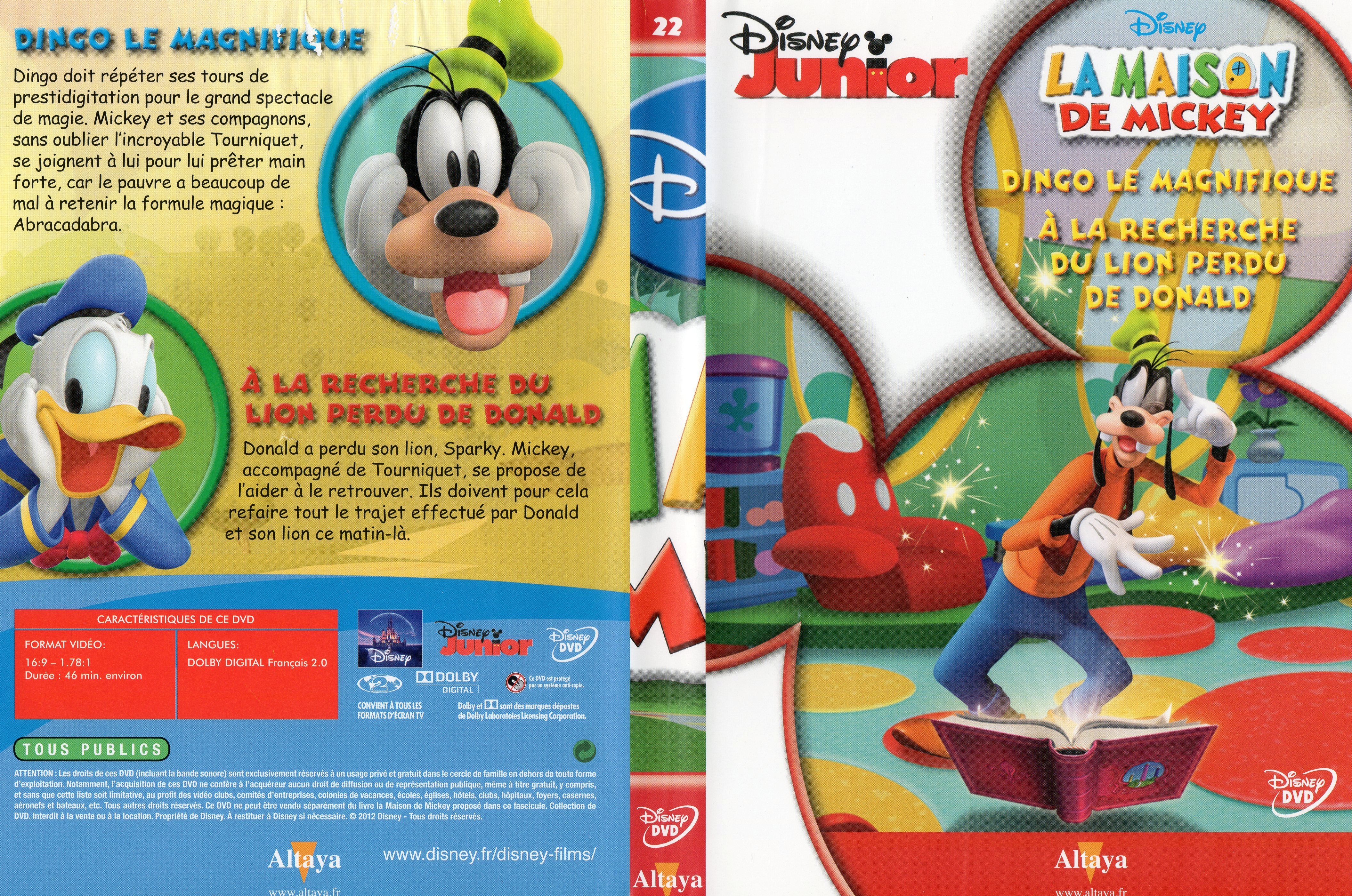 Jaquette DVD La maison de Mickey DVD 22