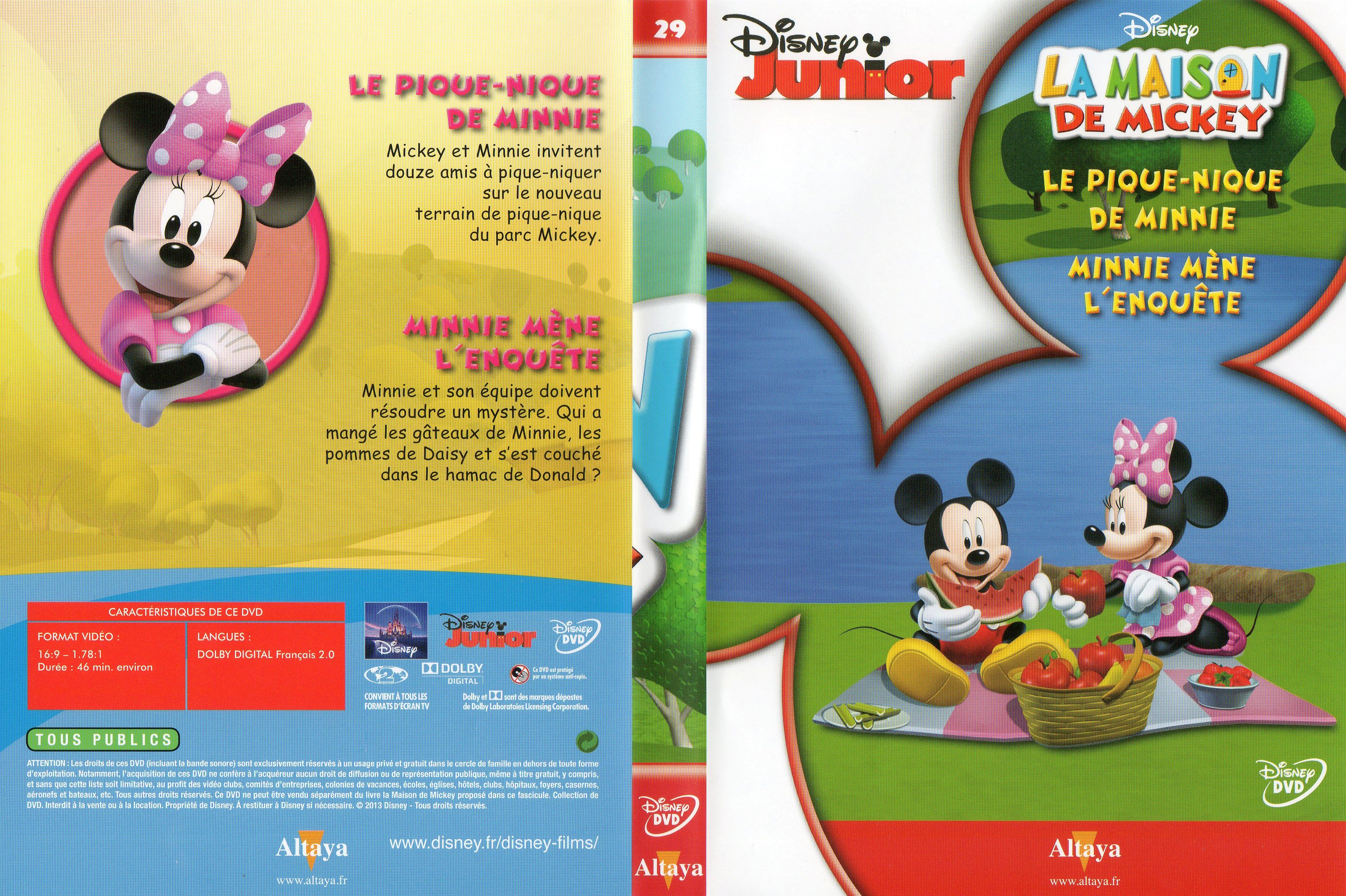 Jaquette DVD La maison de Mickey DVD 29