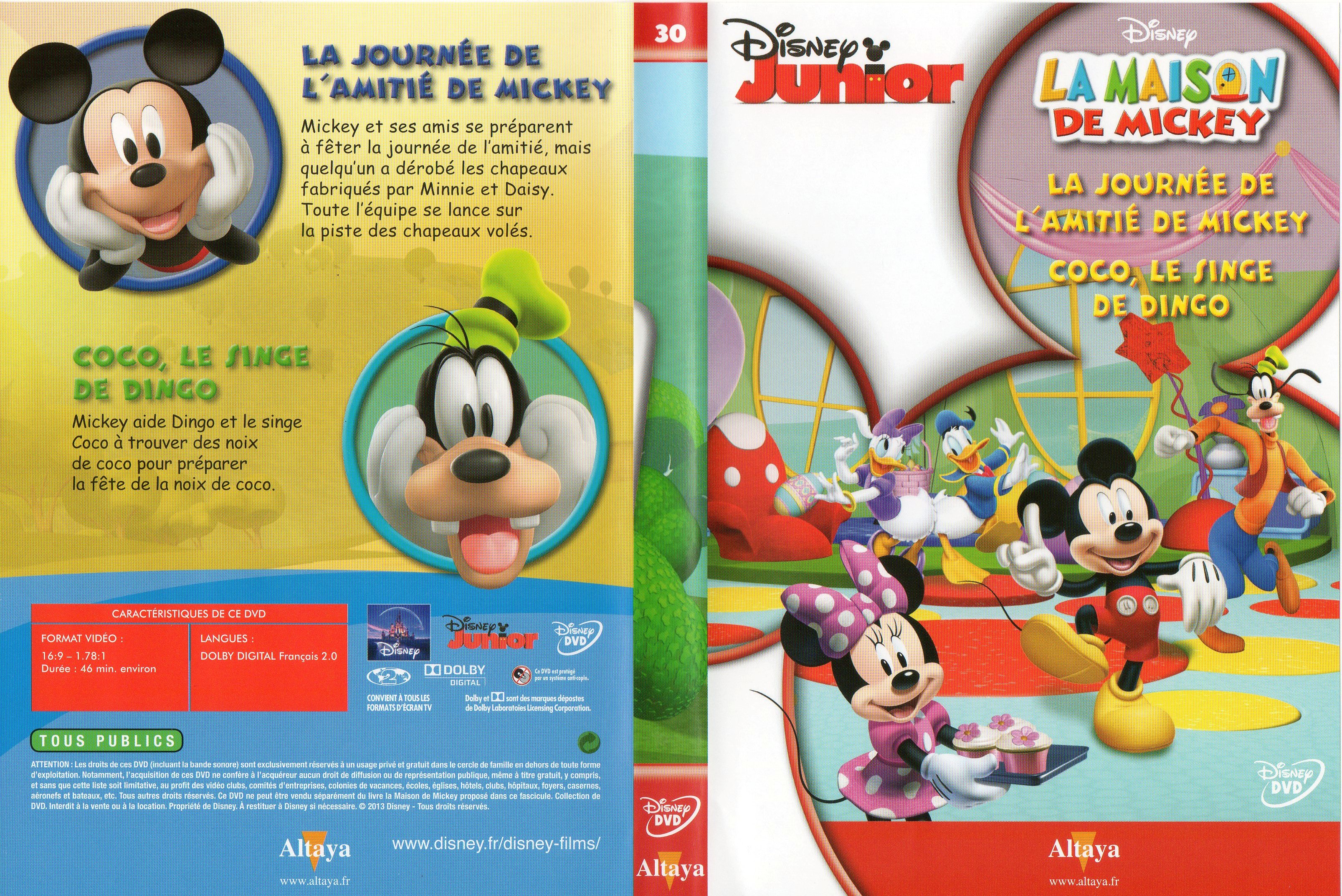 Jaquette DVD La maison de Mickey DVD 30