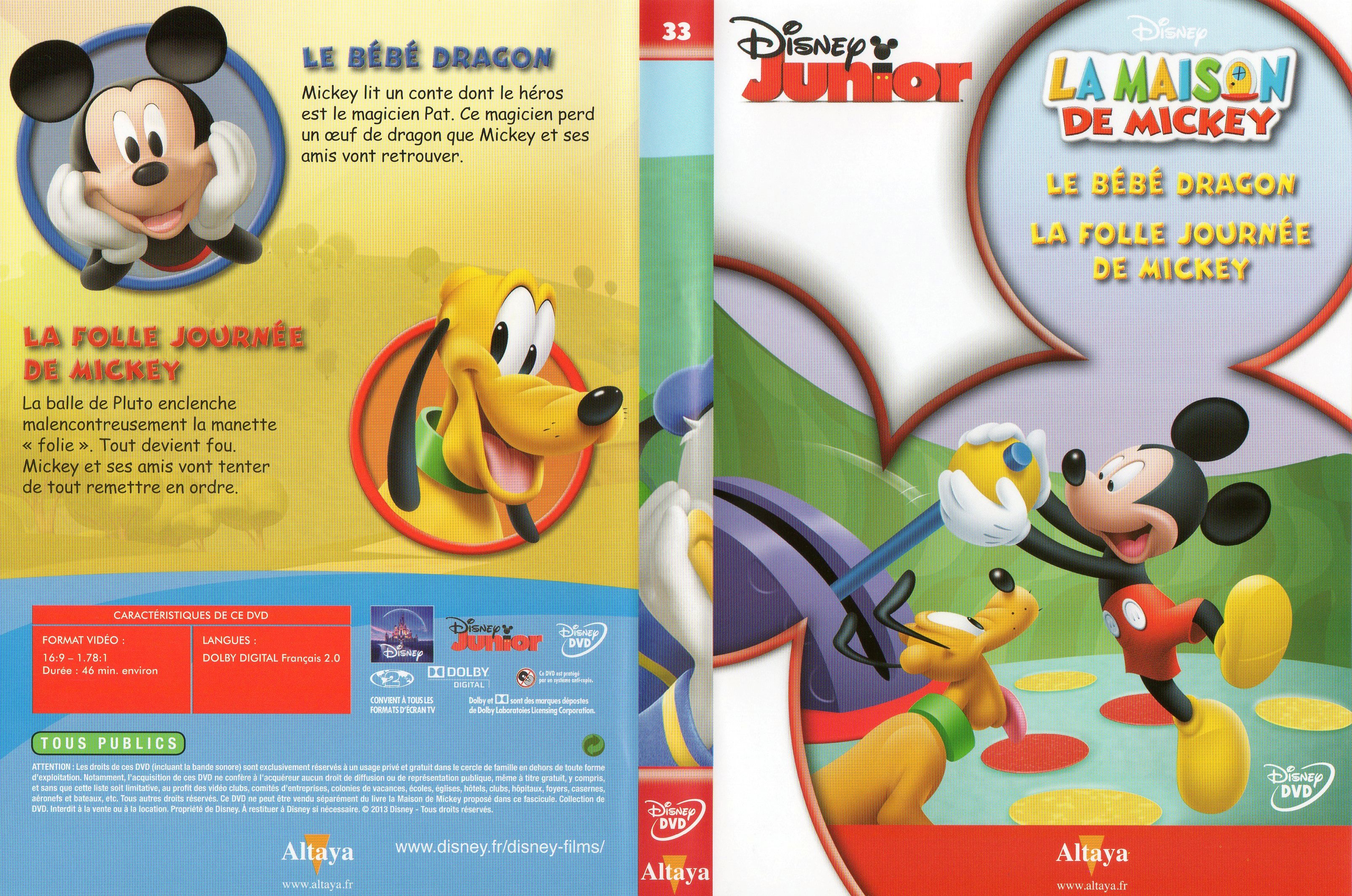 Jaquette DVD La maison de Mickey DVD 33