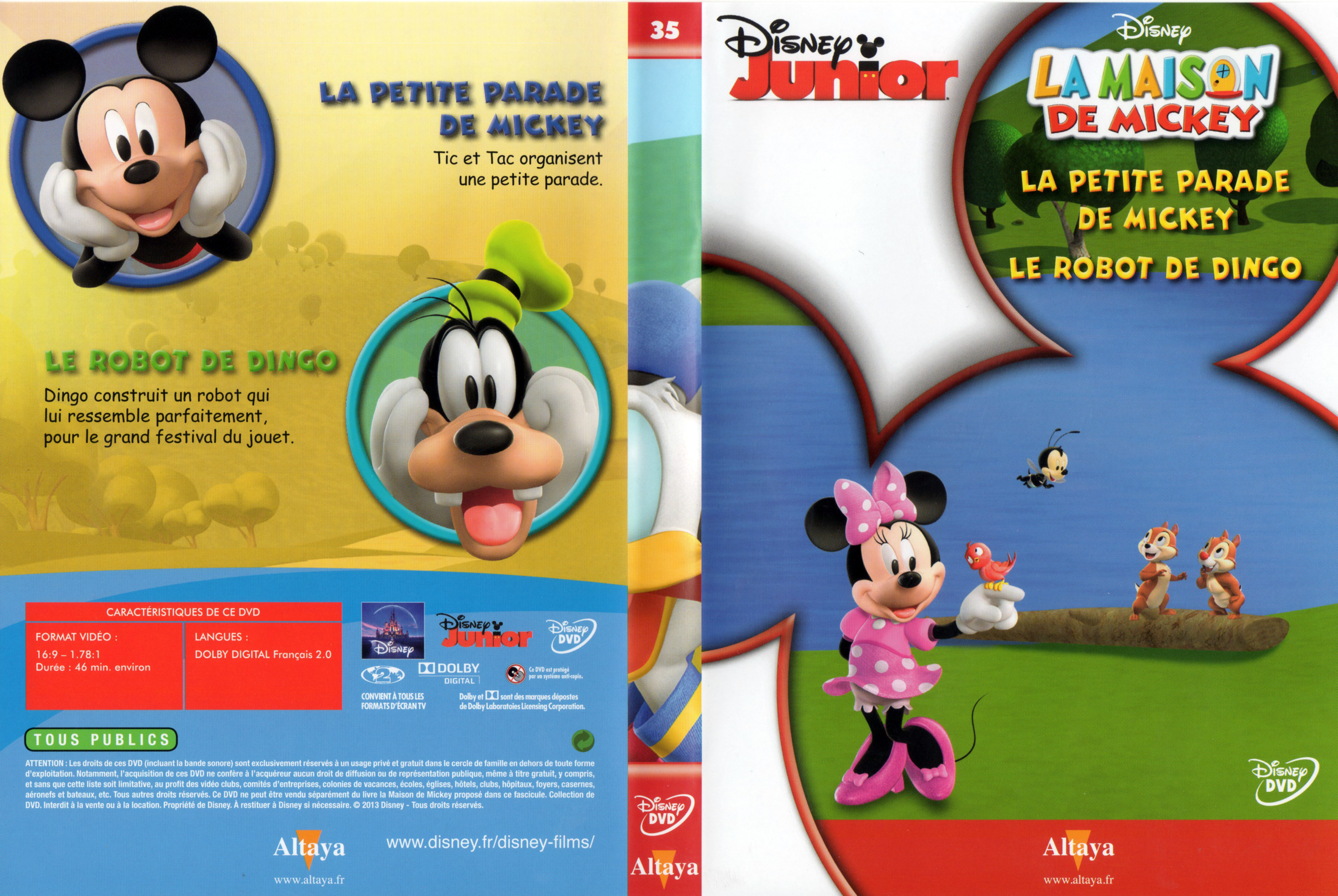 Jaquette DVD La maison de Mickey DVD 35