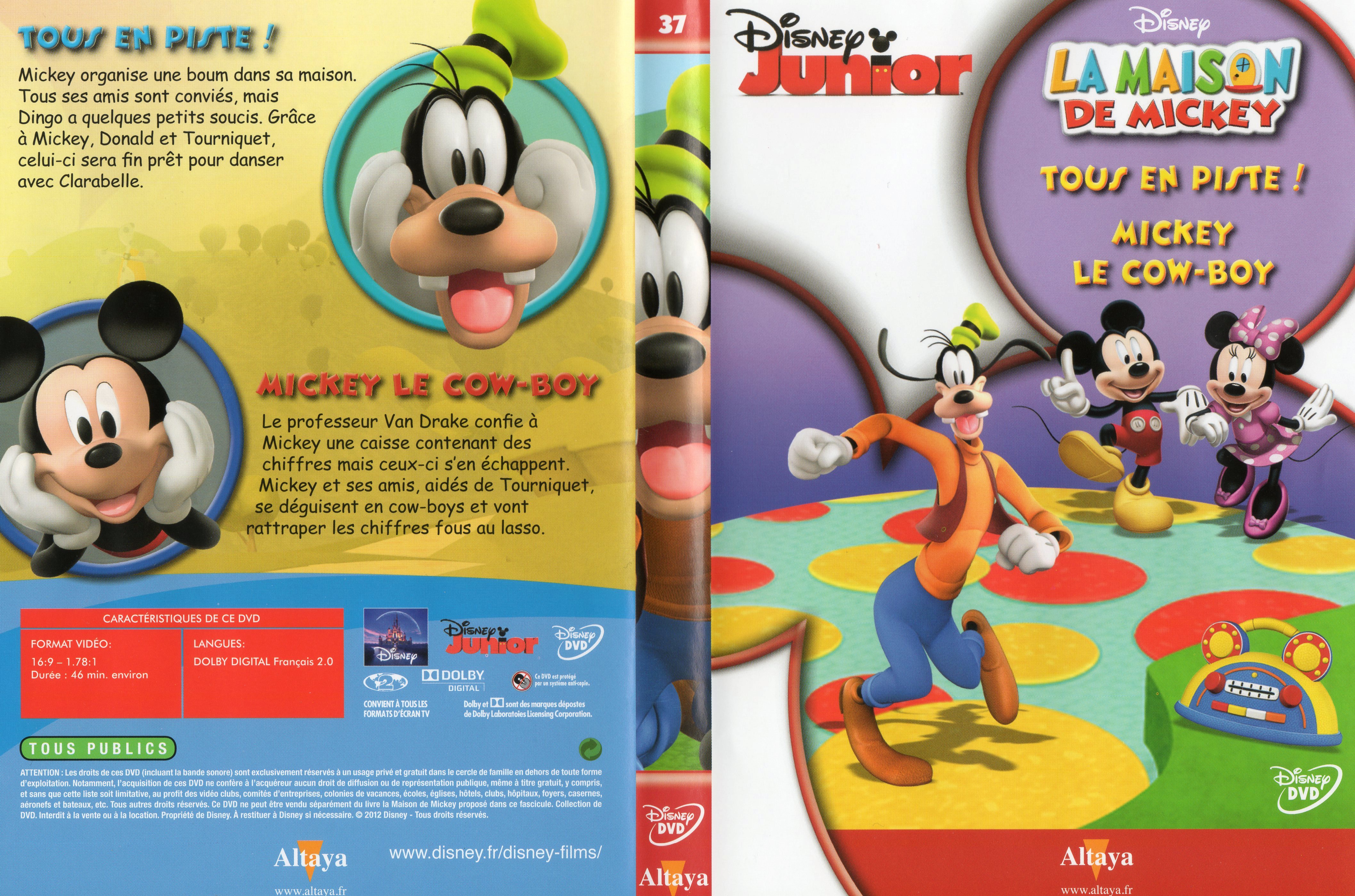 Jaquette DVD La maison de Mickey DVD 37