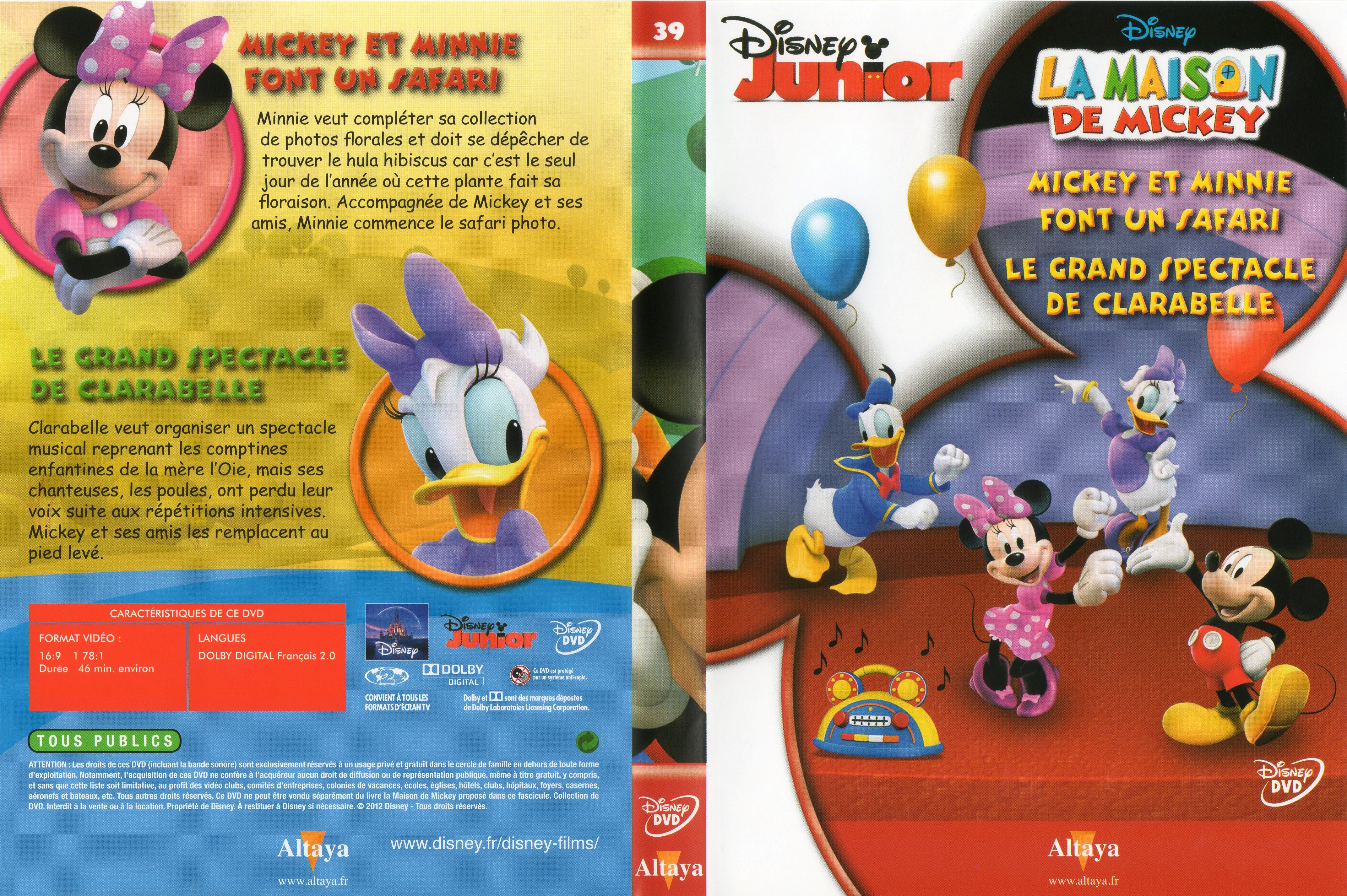 Jaquette DVD La maison de Mickey DVD 39