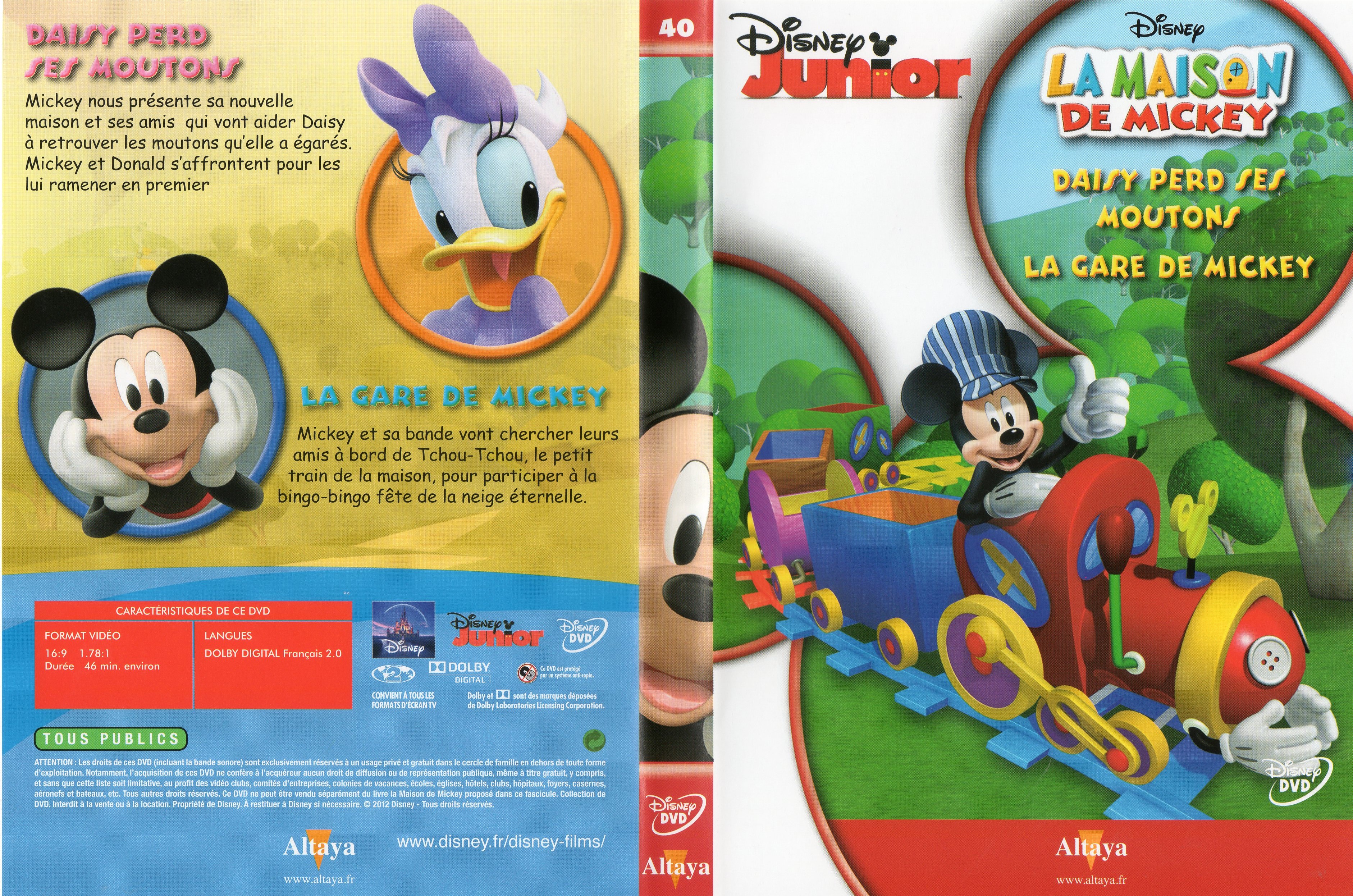 Jaquette DVD La maison de Mickey DVD 40