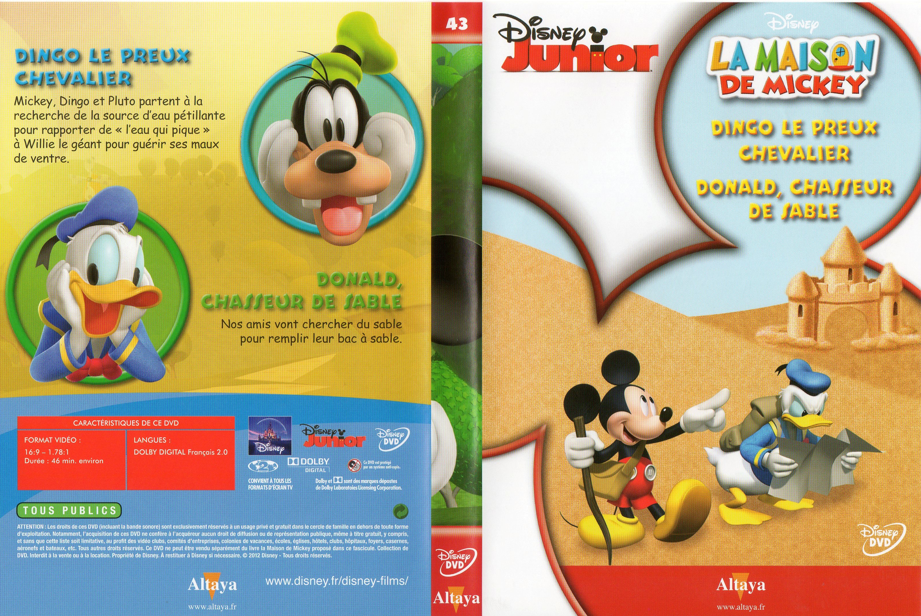 Jaquette DVD La maison de Mickey DVD 43