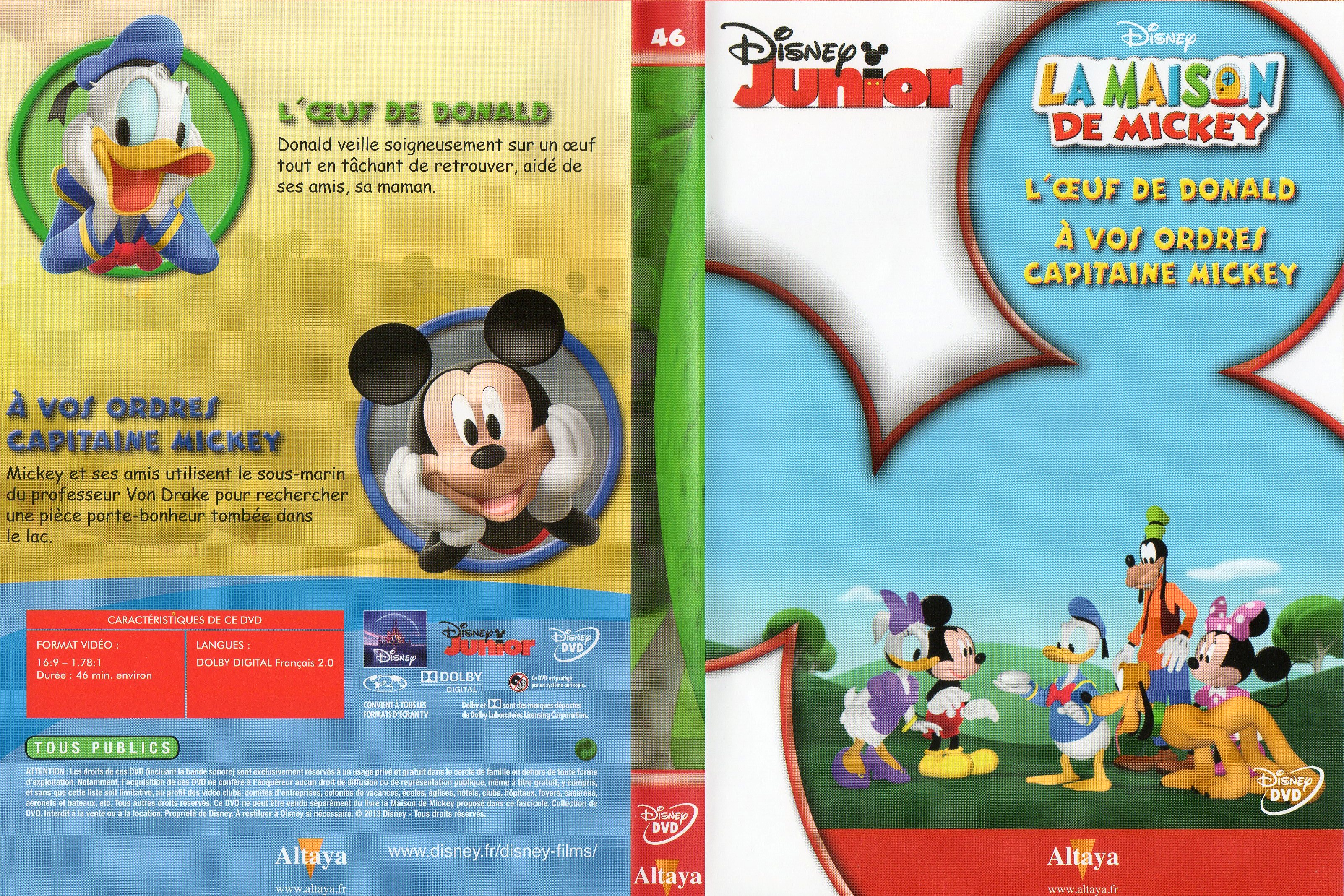 Jaquette DVD La maison de Mickey DVD 46