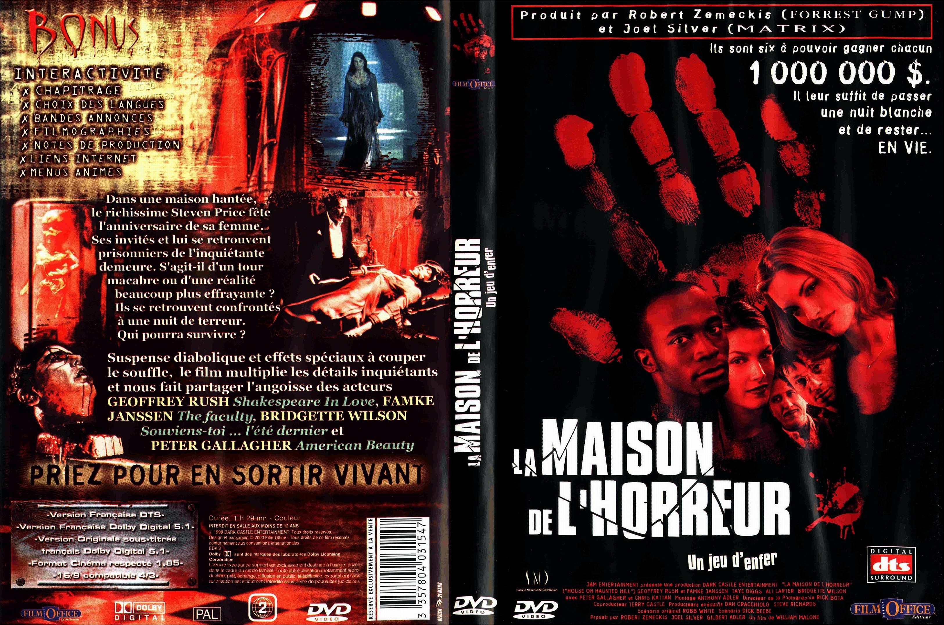 Jaquette DVD La maison de l