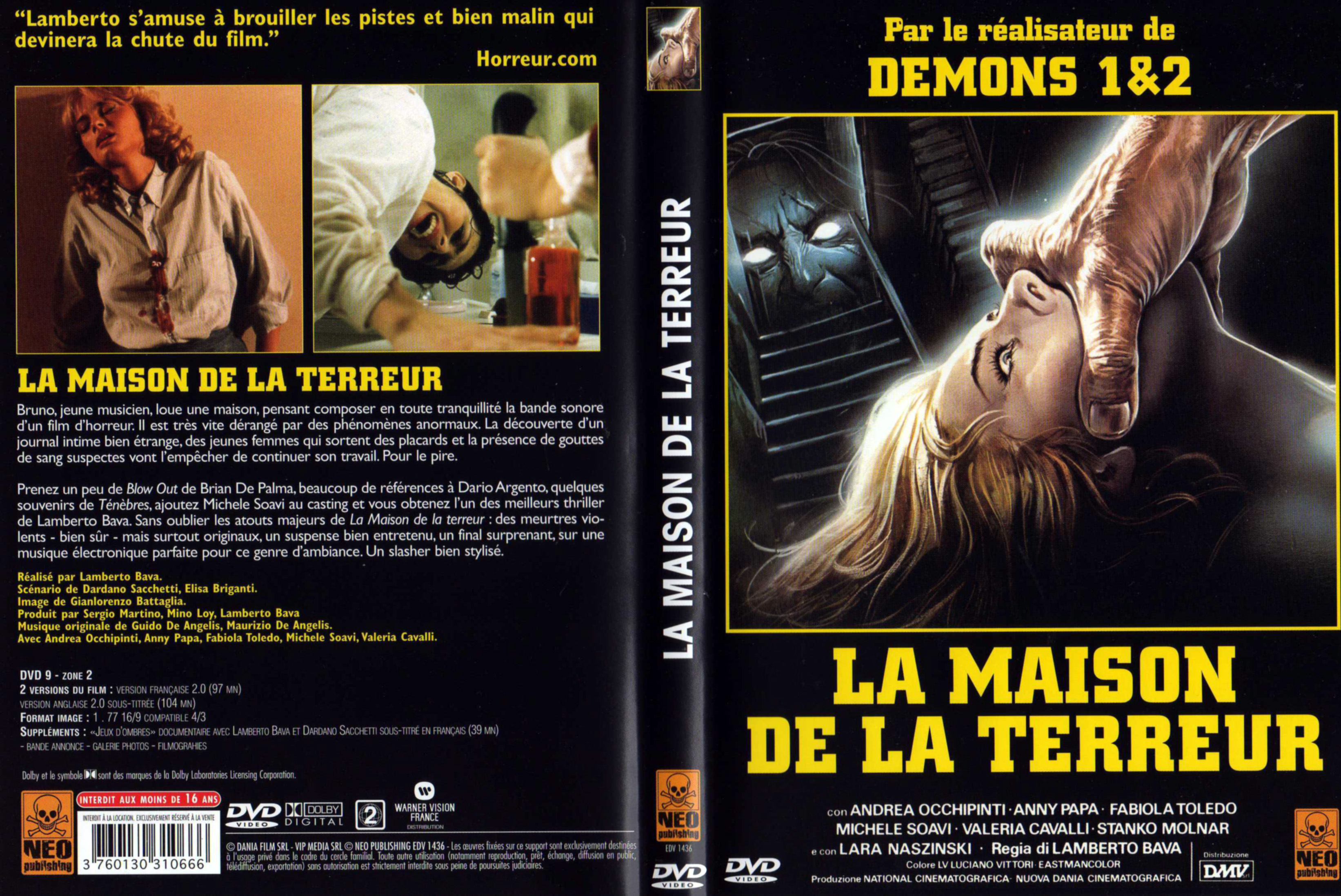 Jaquette DVD La maison de la terreur