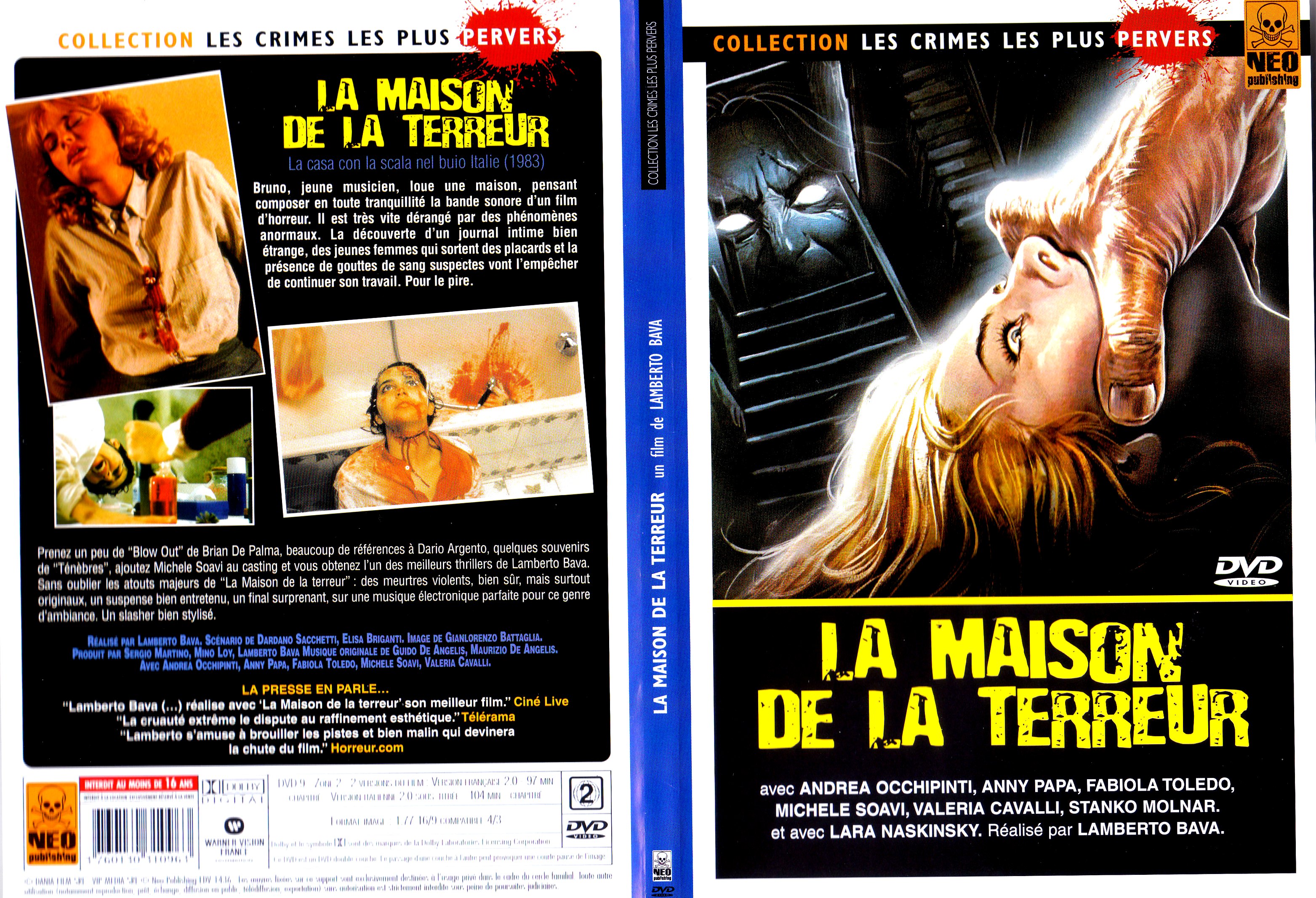 Jaquette DVD La maison de la terreur v2