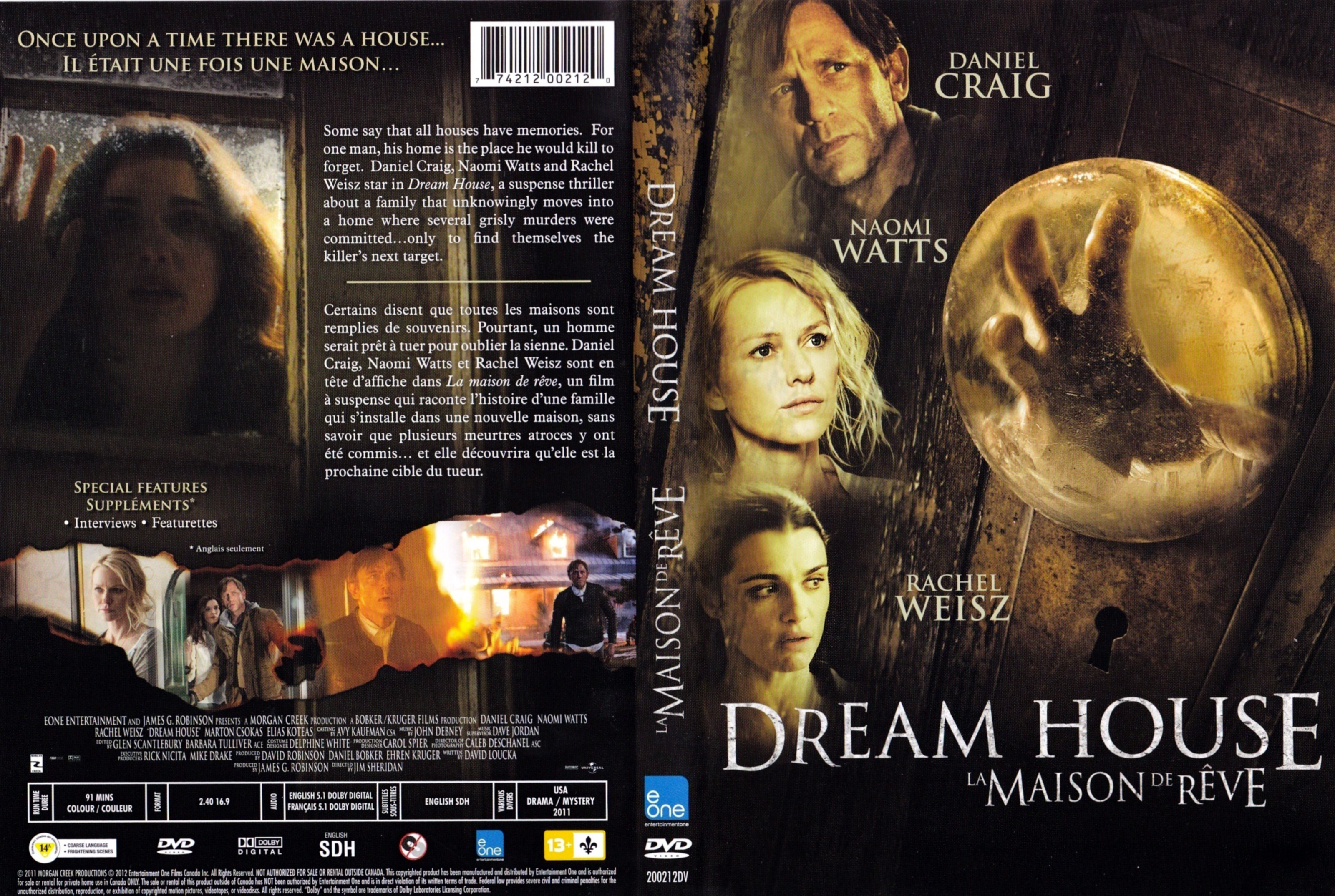 Jaquette DVD La maison de rve - Dream house (Canadienne)