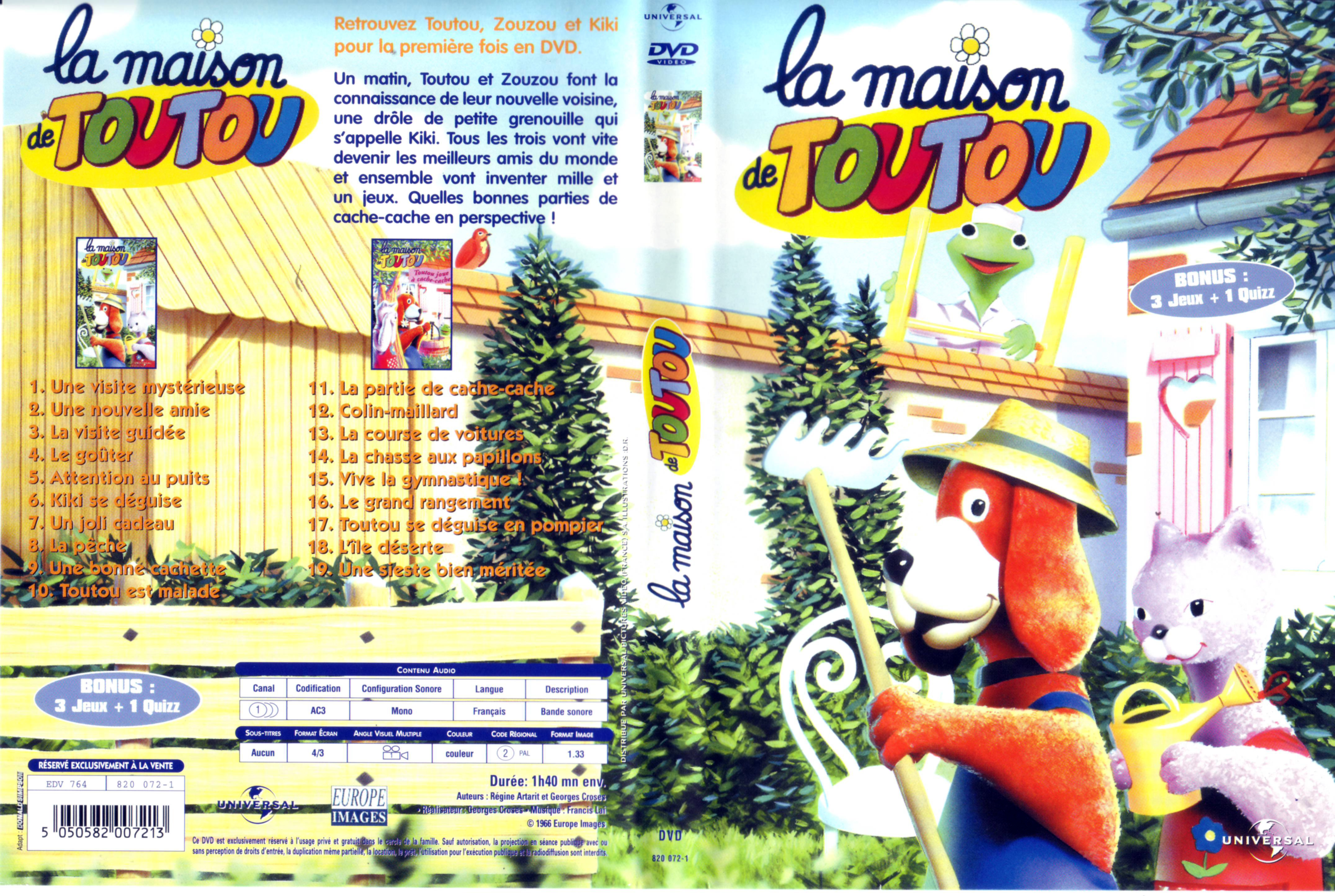 Jaquette DVD La maison de toutou