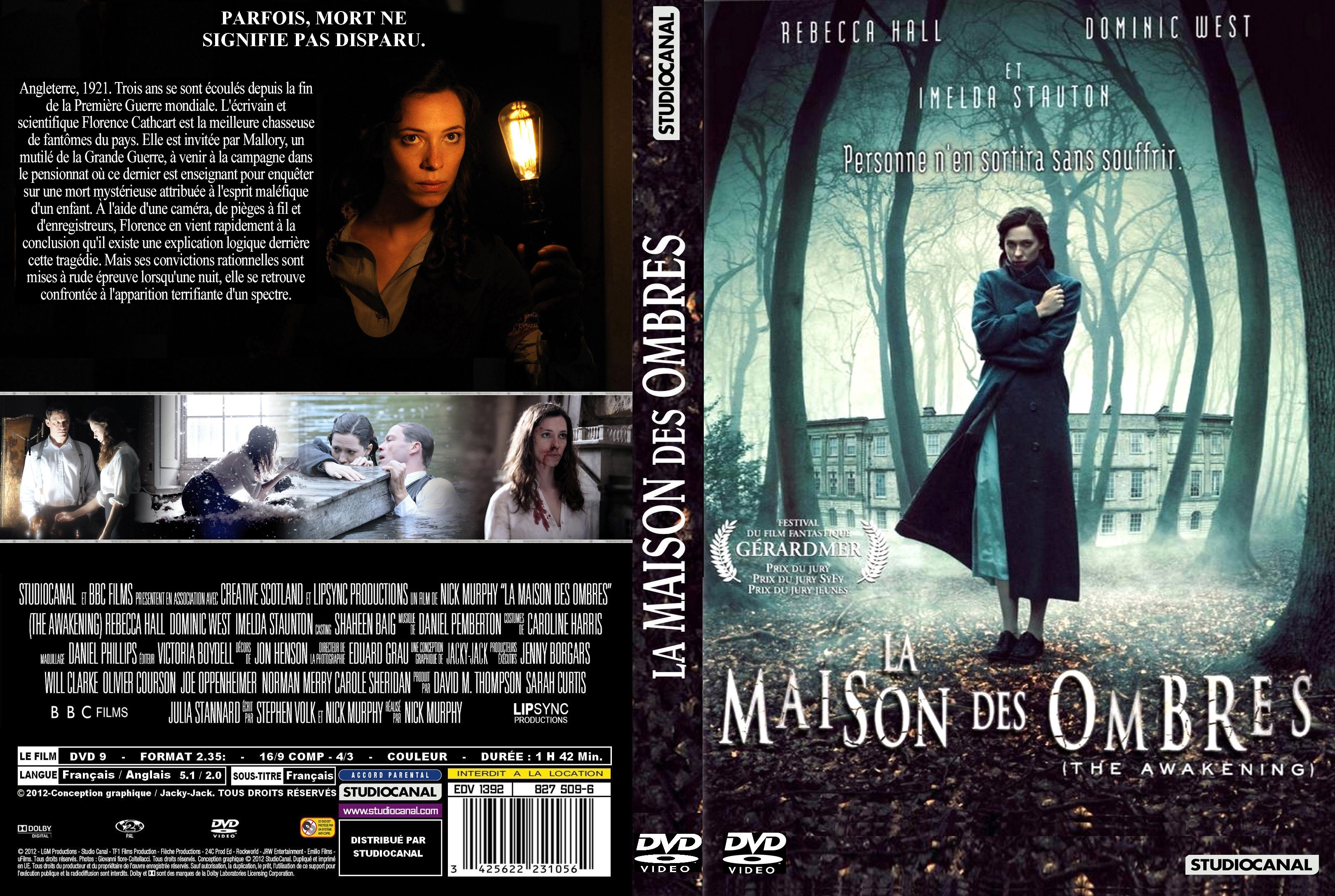 Jaquette DVD La maison des ombres custom