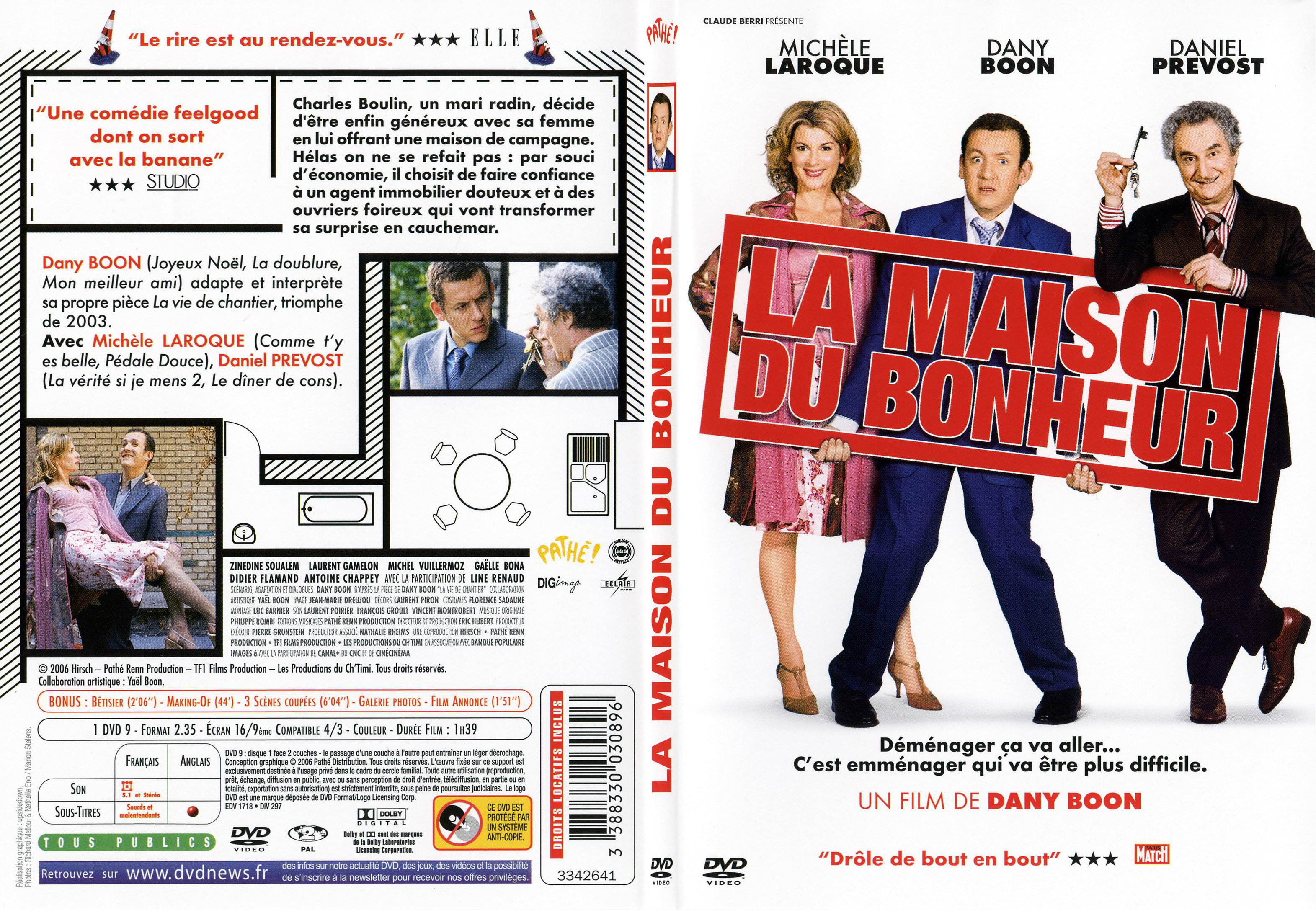 Jaquette DVD La maison du bonheur - SLIM