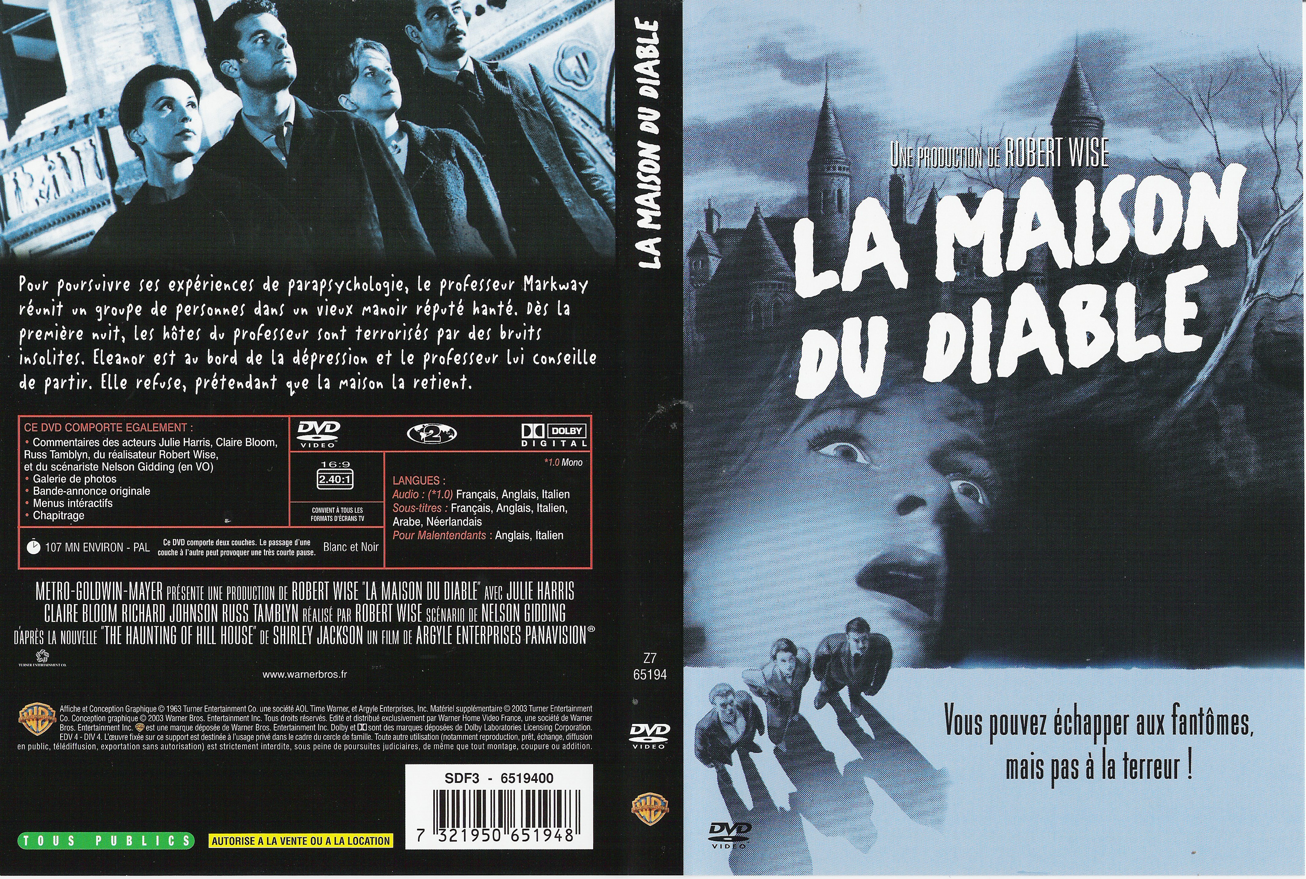 Jaquette DVD La maison du diable