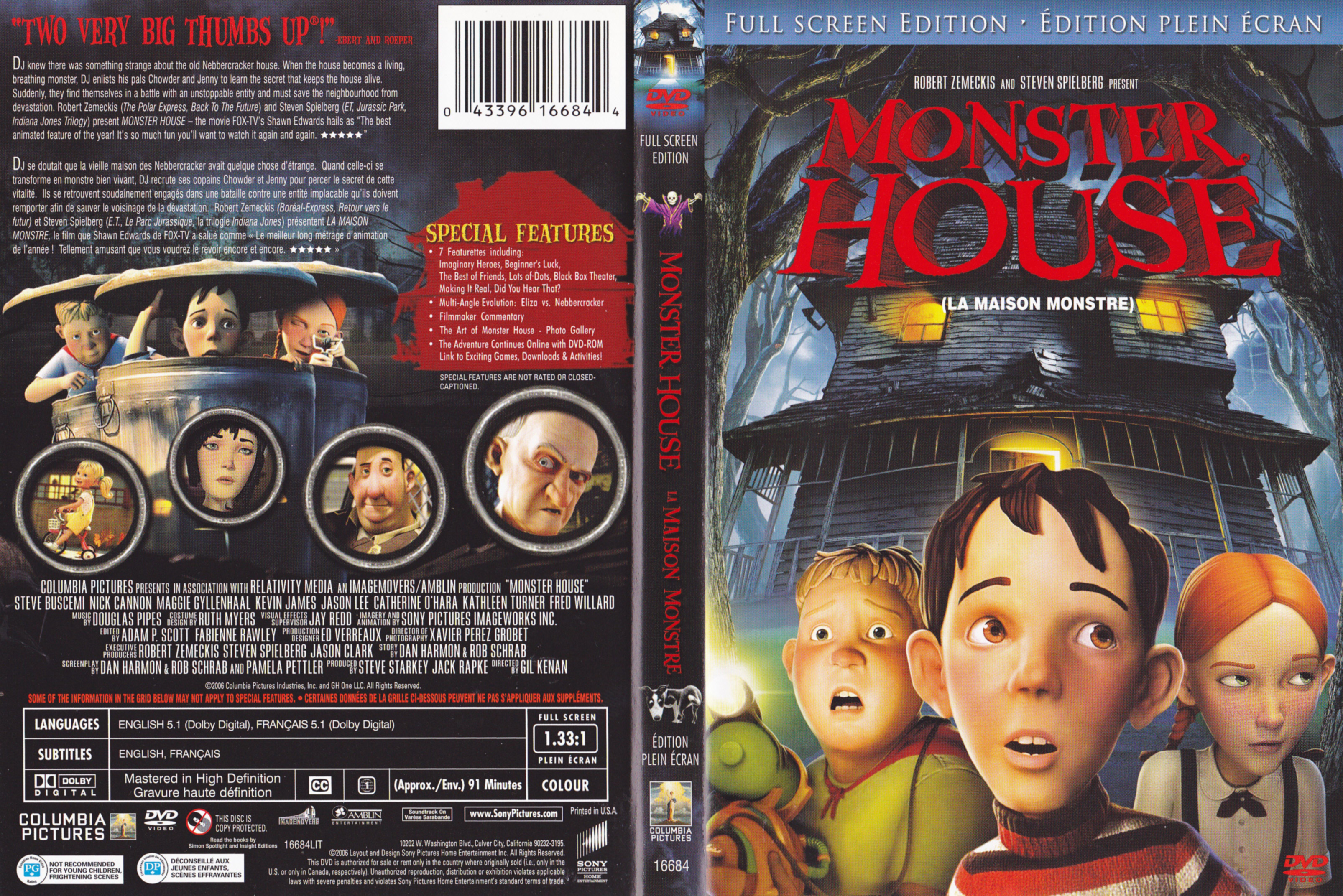 La maison monstre - Monster house (Canadienne). 