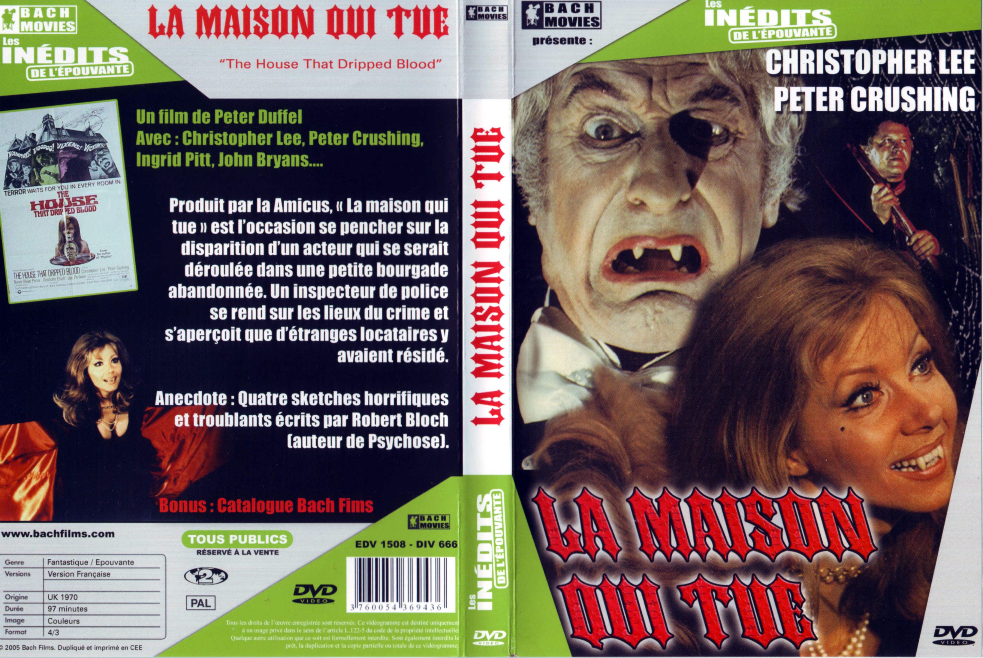 Jaquette DVD La maison qui tue