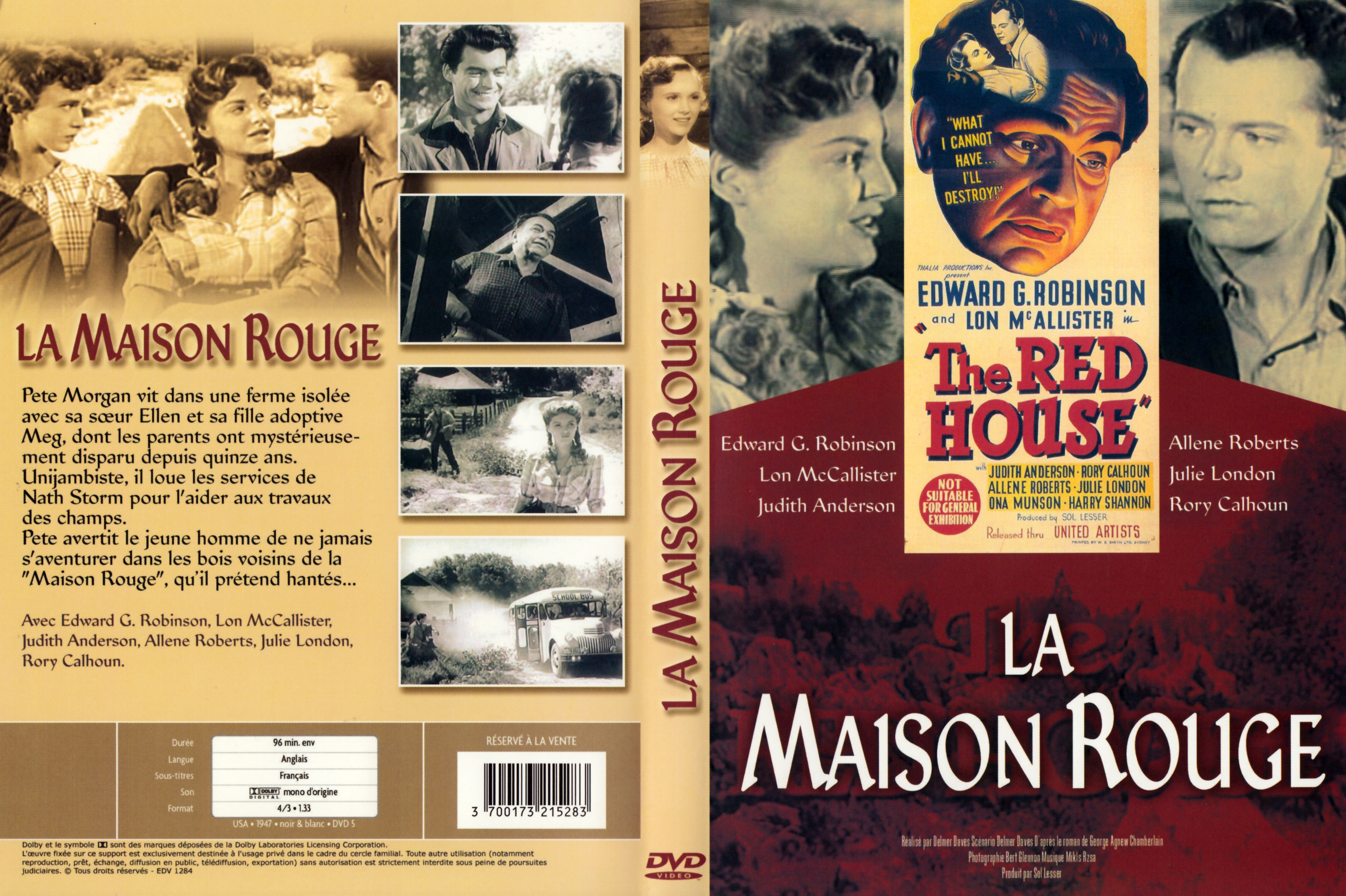 Jaquette DVD La maison rouge