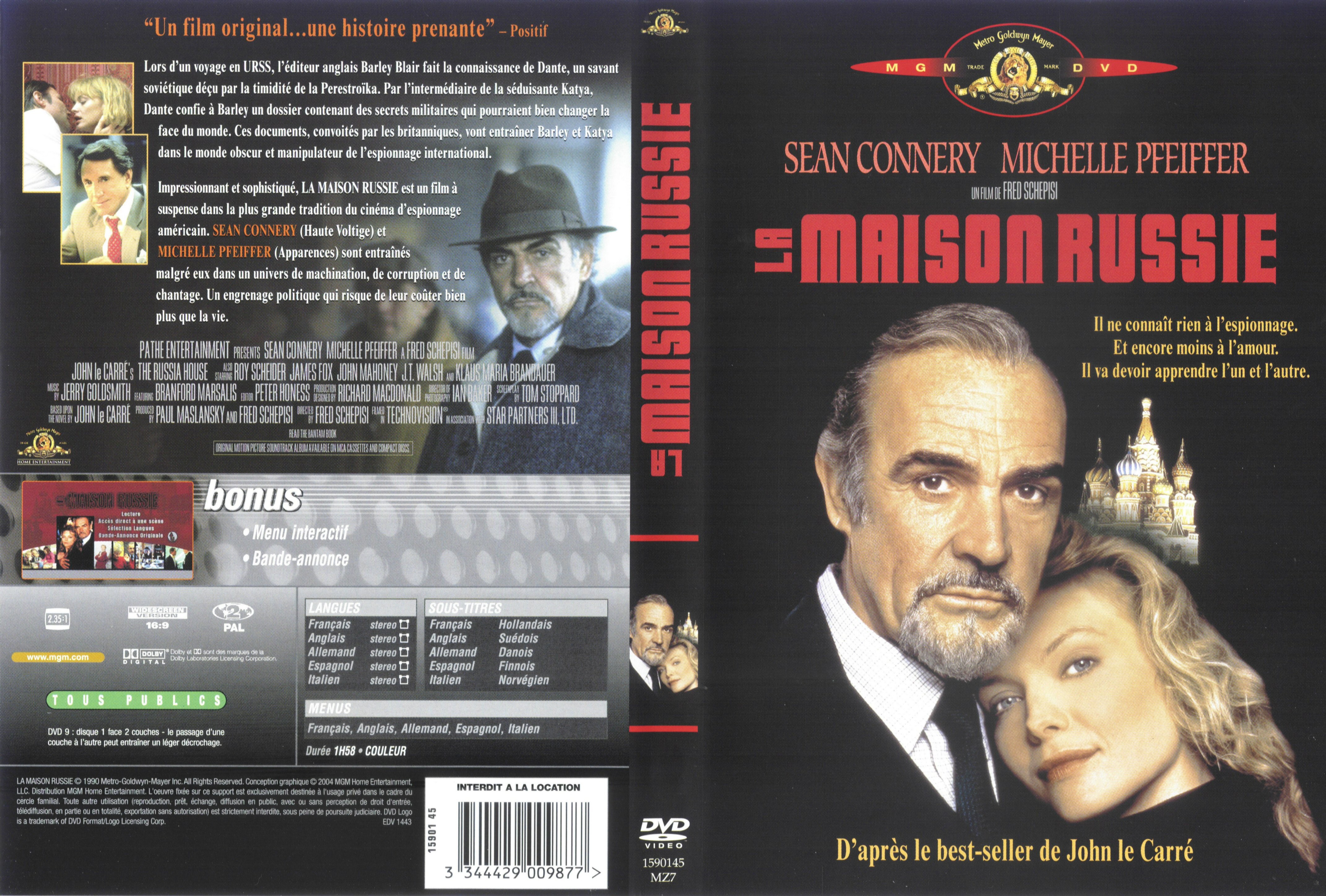 Jaquette DVD La maison russie