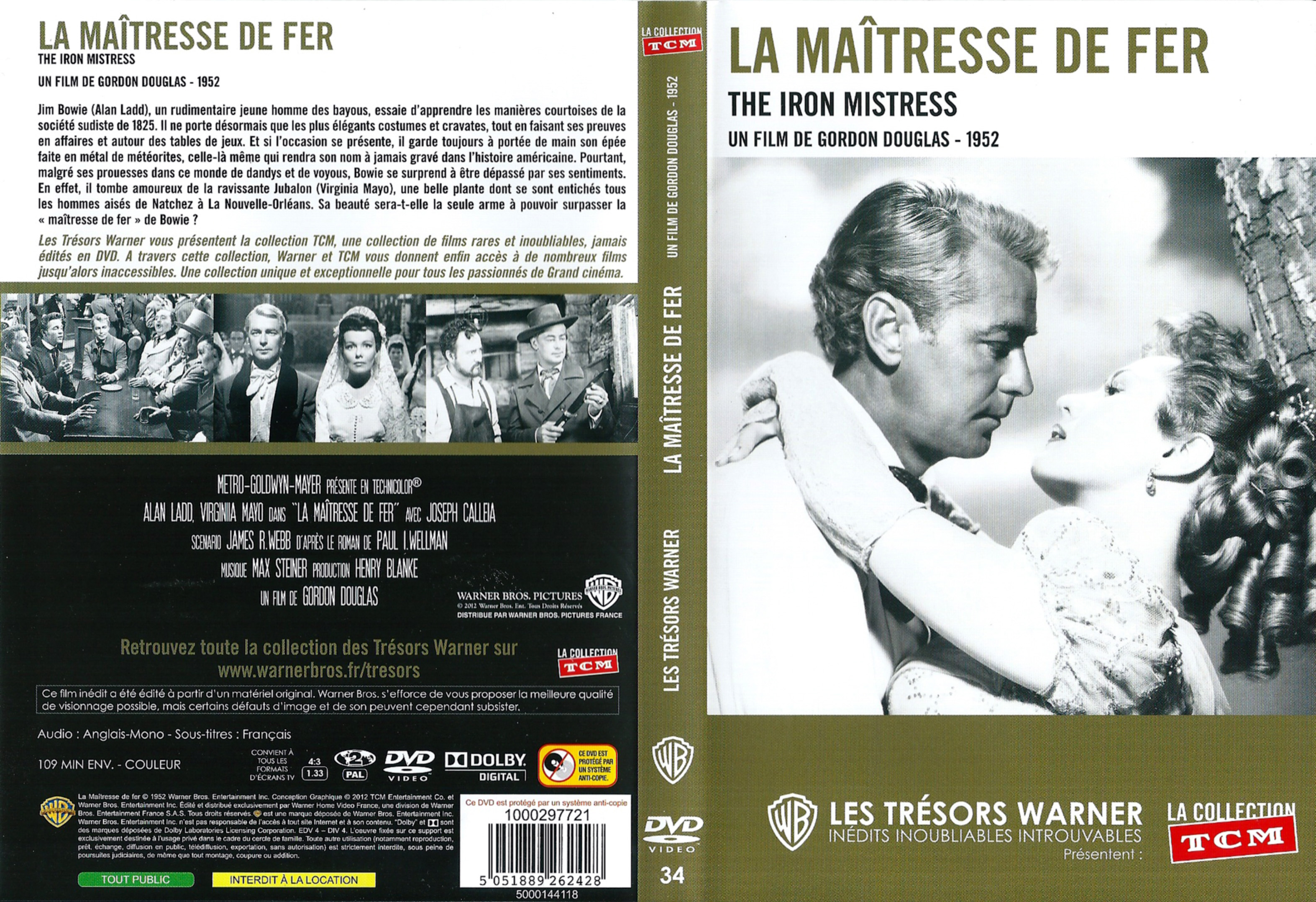 Jaquette DVD La maitresse de fer