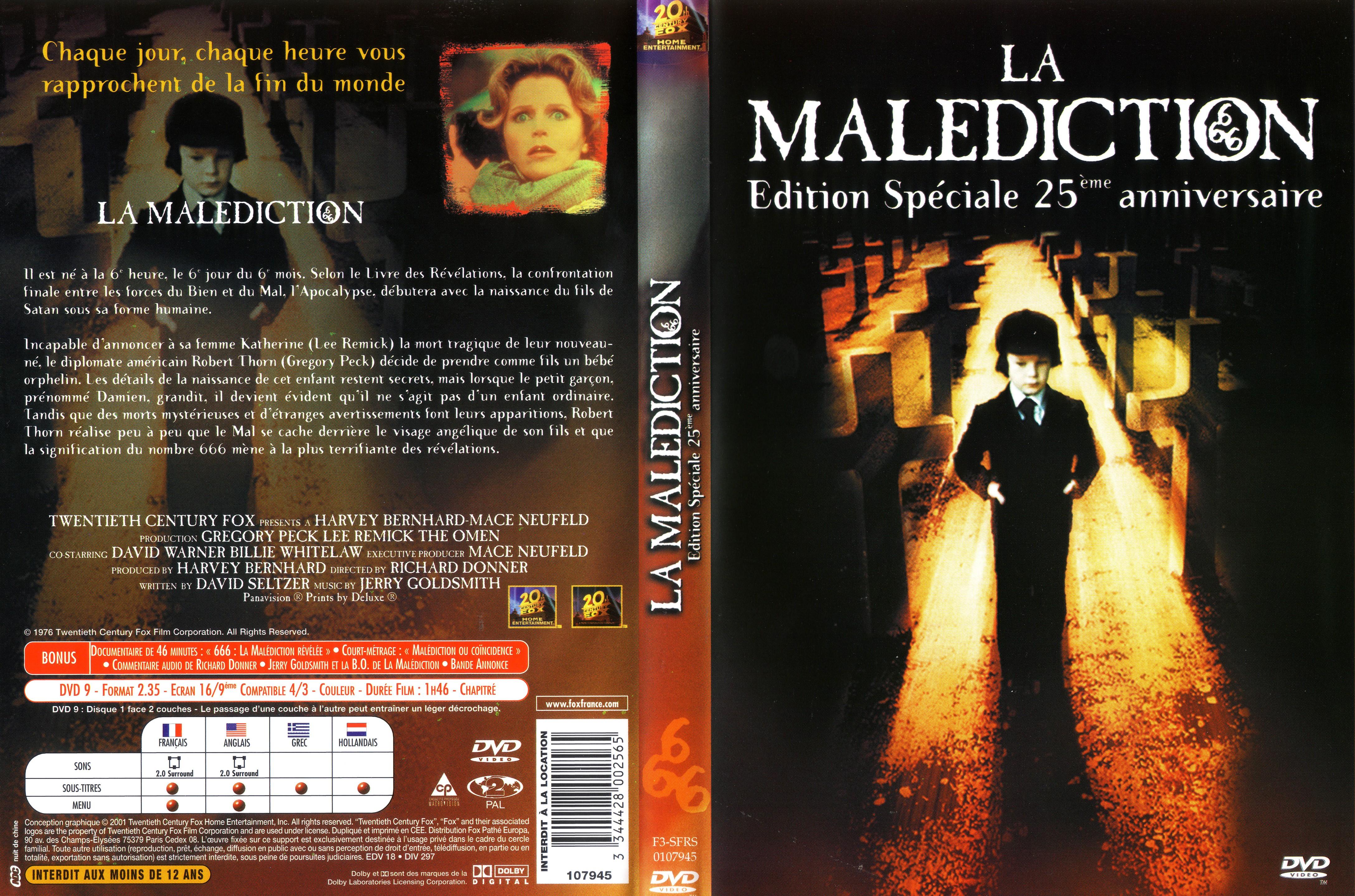 Jaquette DVD La maldiction