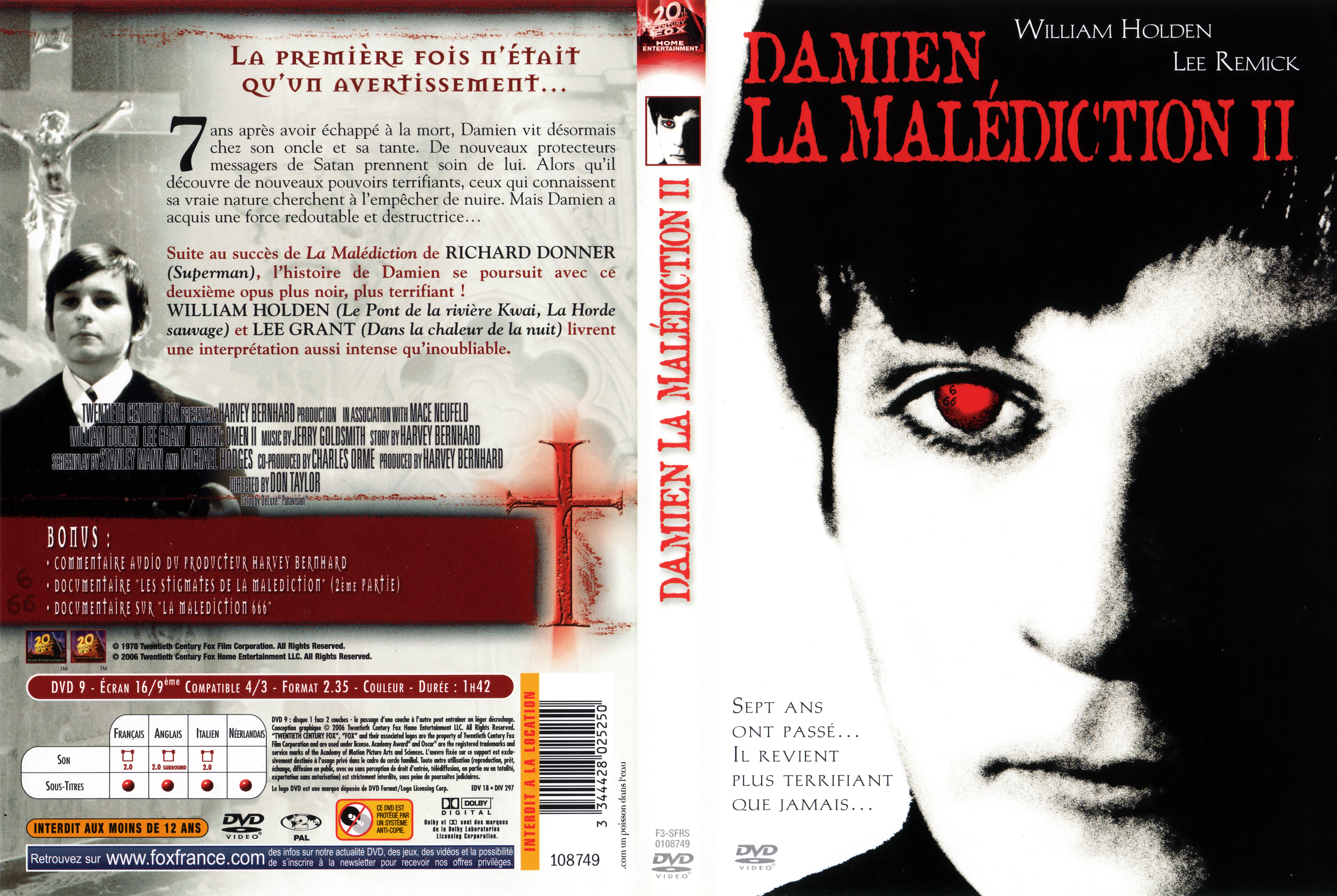 Jaquette DVD La maldiction 2 v2