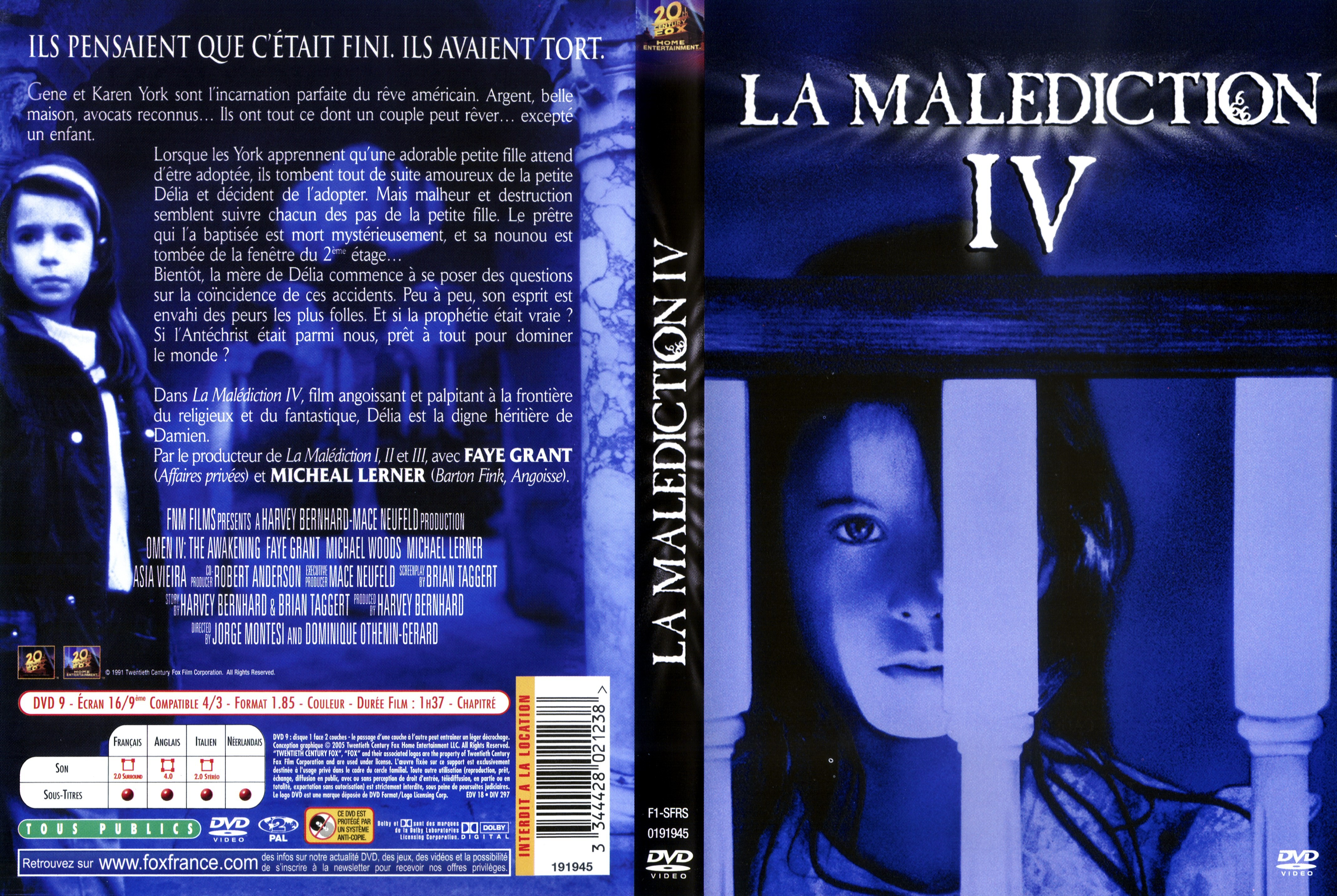 Jaquette DVD La maldiction 4