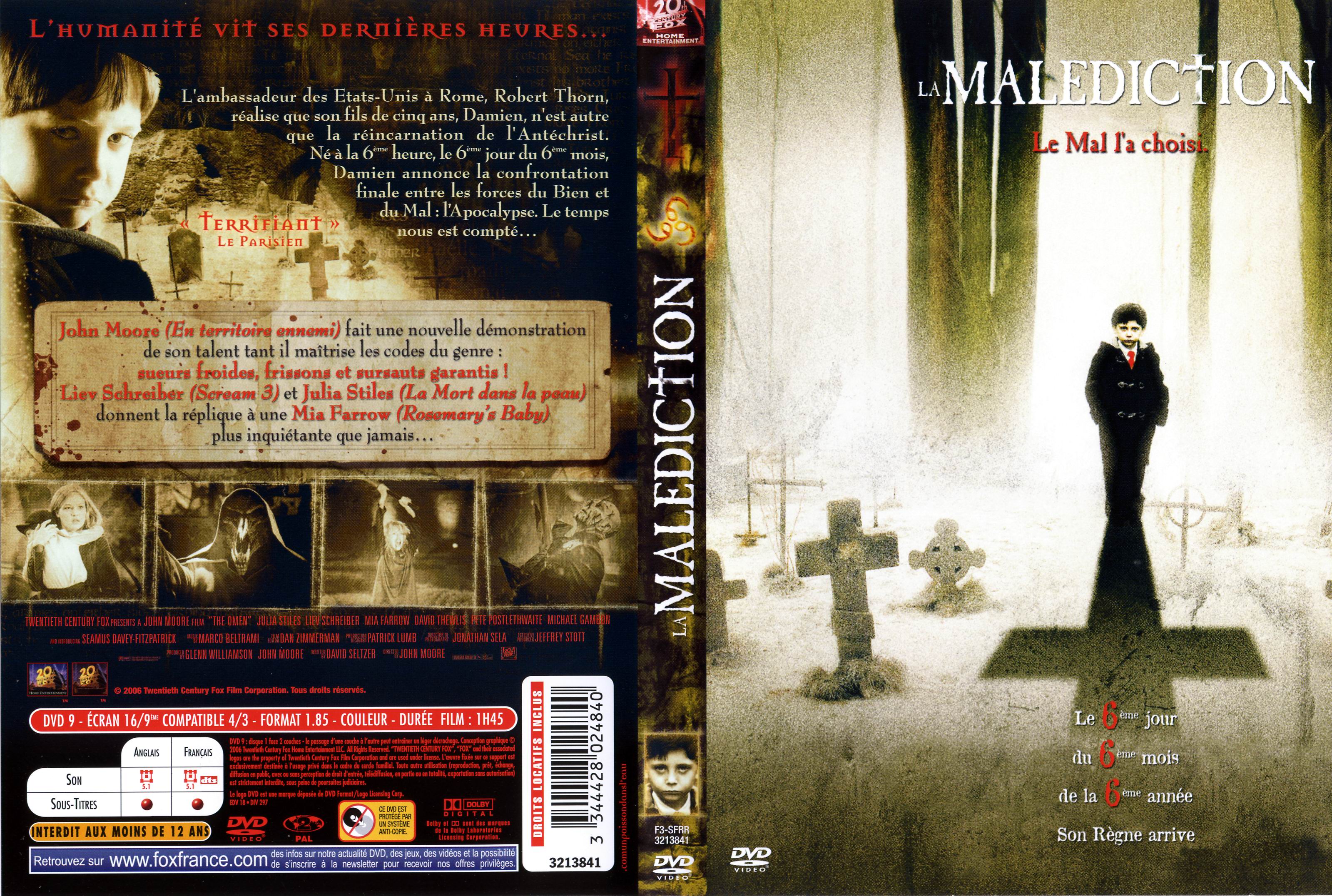Jaquette DVD La malediction (2006)