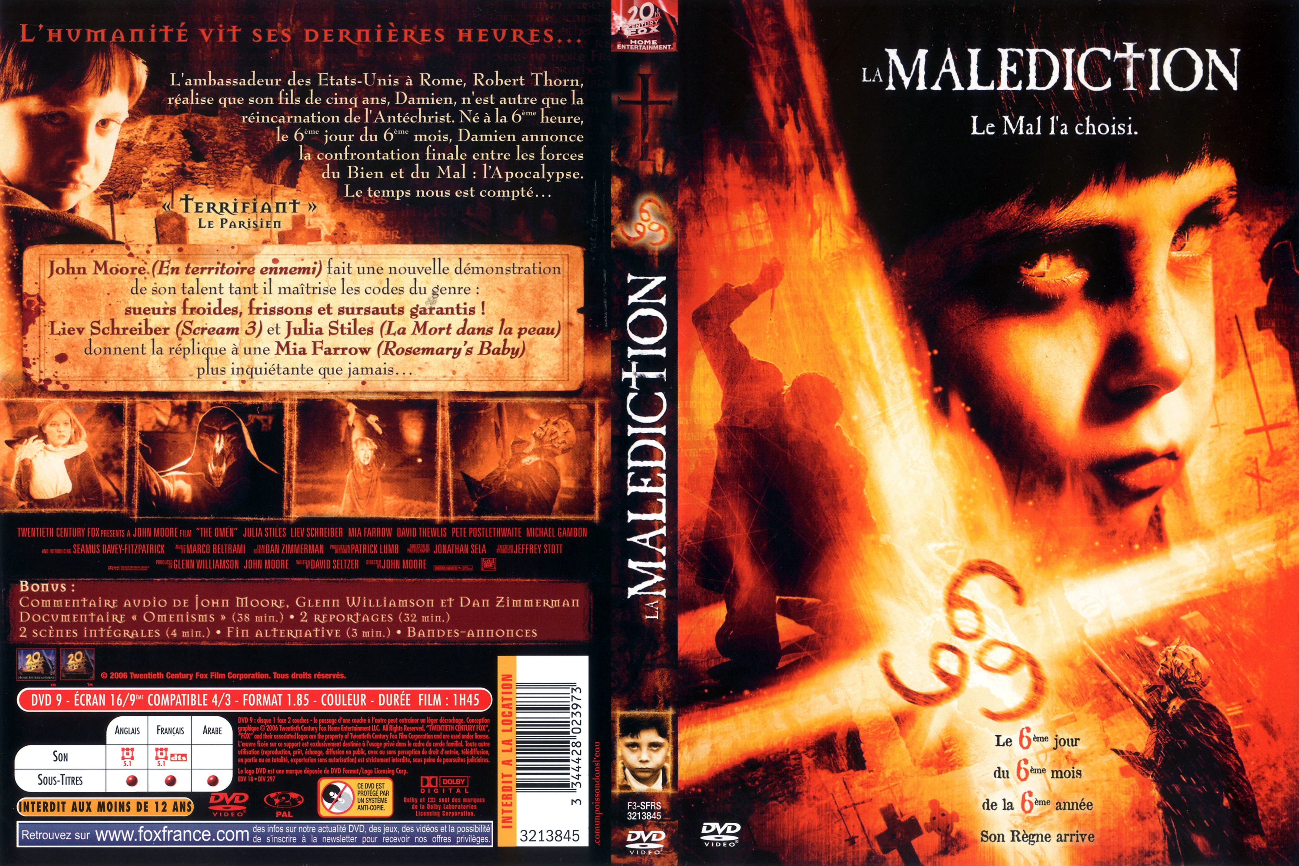 Jaquette DVD La malediction (2006) v2